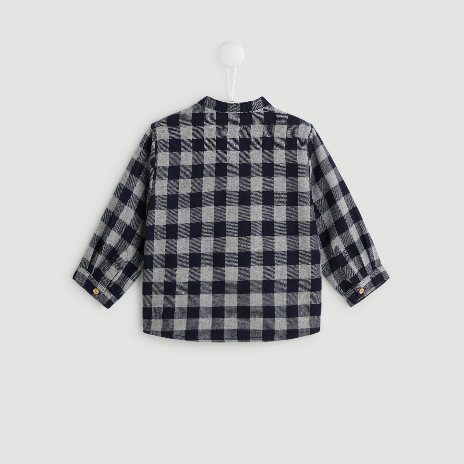 Chemise col mao, Gris foncé, large image number 1