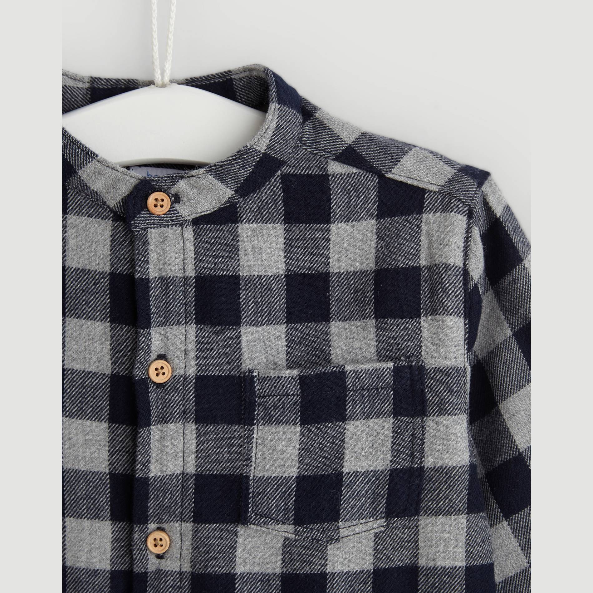 Chemise col mao, Gris foncé, large image number 2