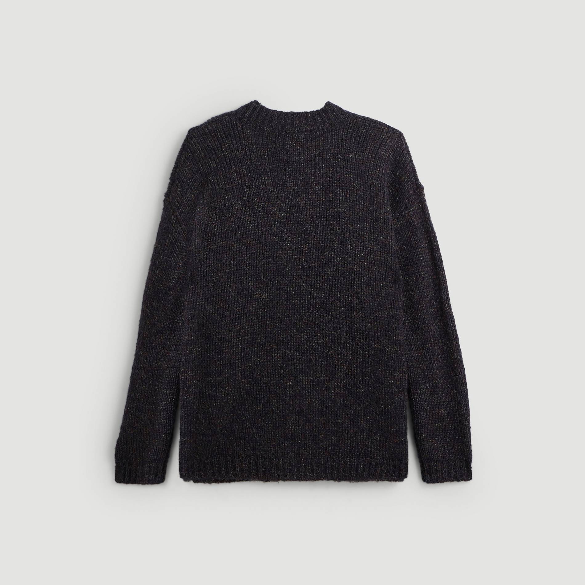 Cardigan col v, Bleu marine, large image number 2