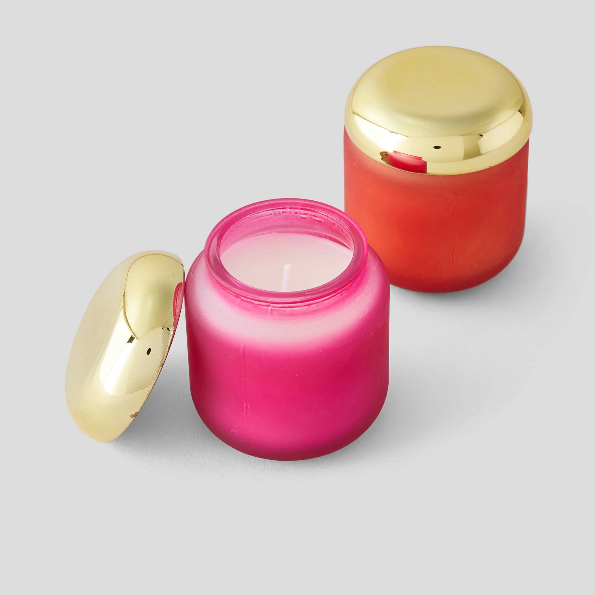 Bougie, pot en verre, Bois de rose, large image number 1.0