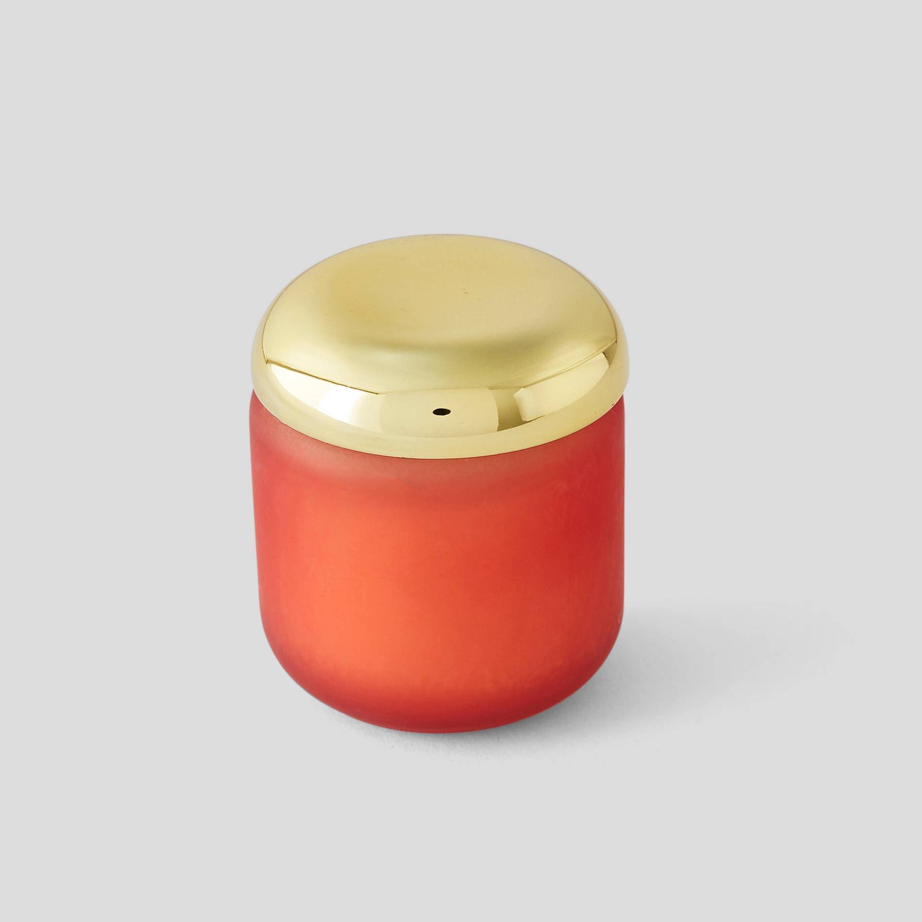 Bougie, pot en verre, Orange, large image number 0