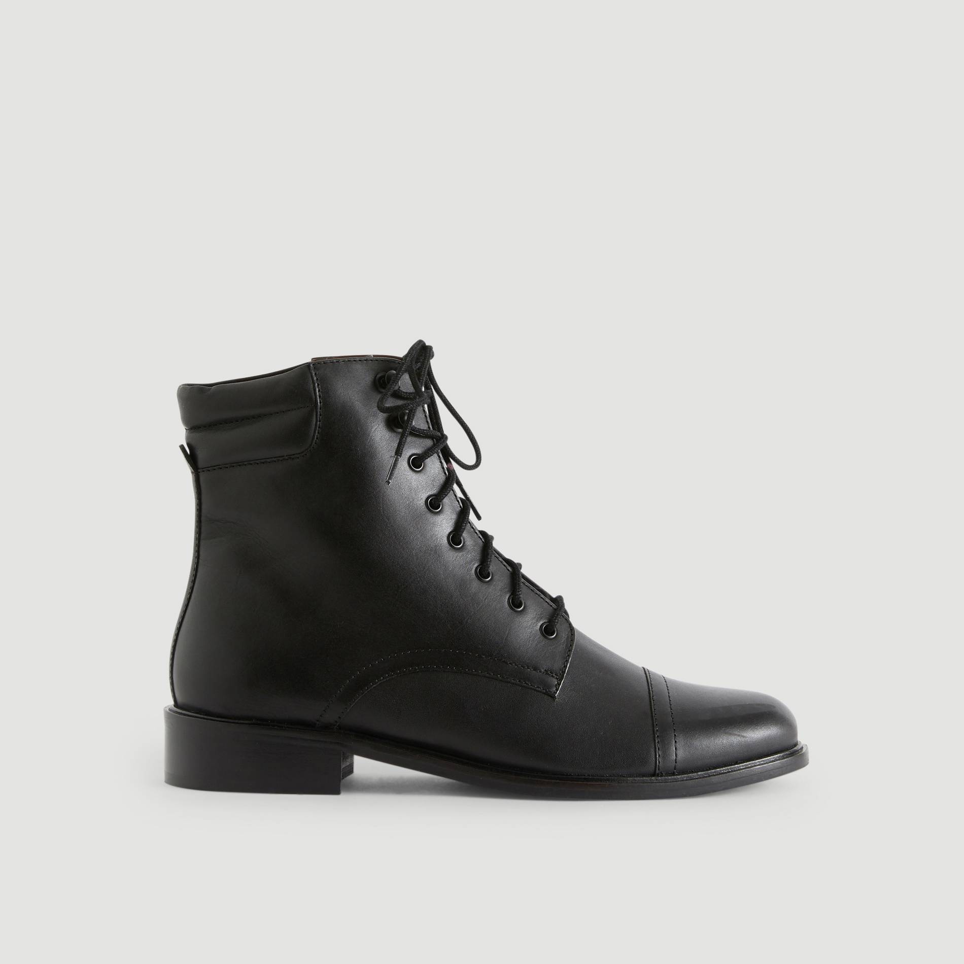 Boots en cuir, Noir, large image number 1