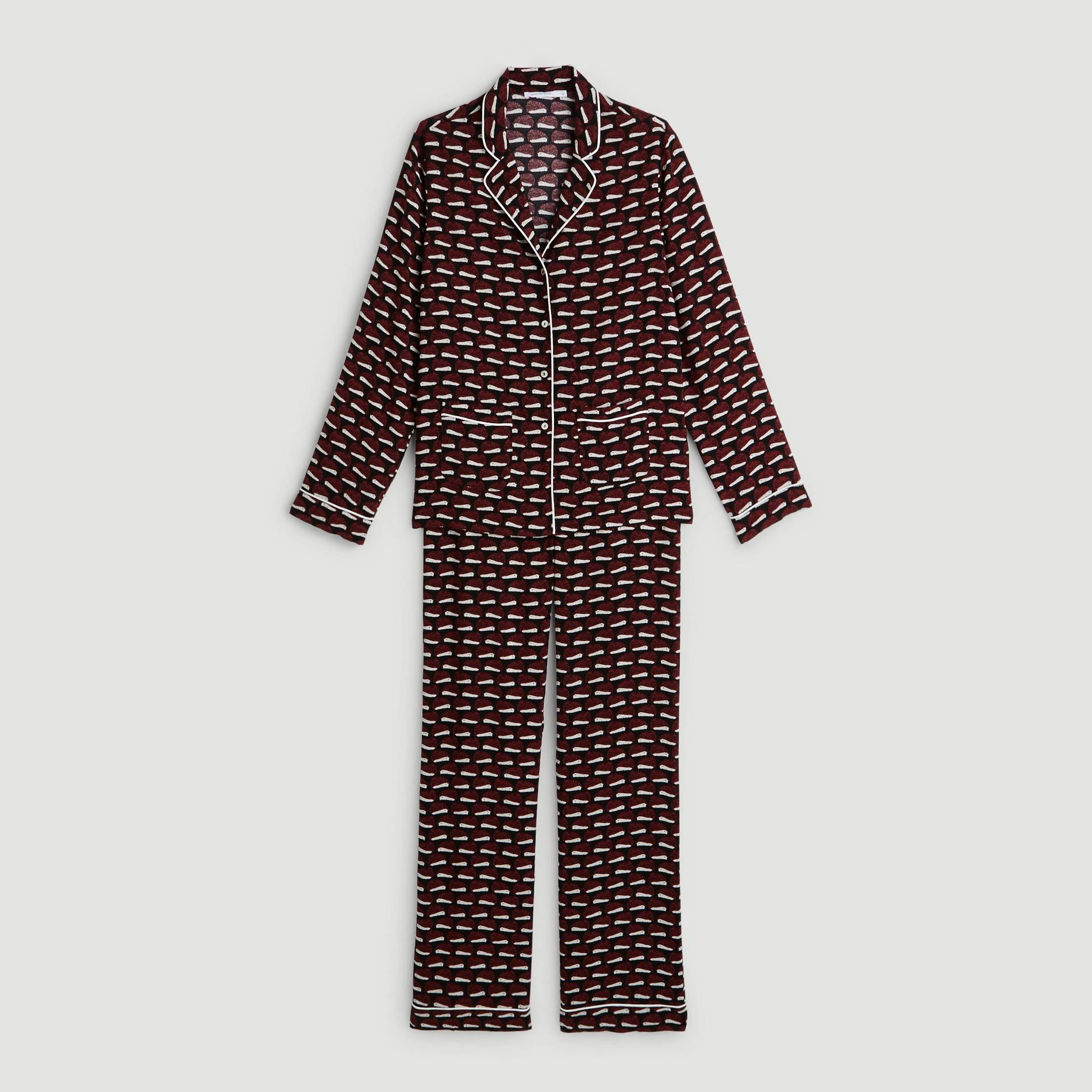Pyjama imprime, Blanc, large image number 2