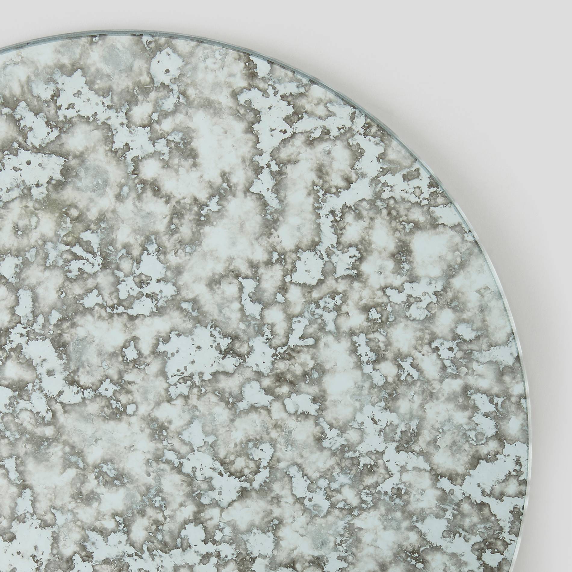 Dessous de bougie rond, Blanc, large image number 1