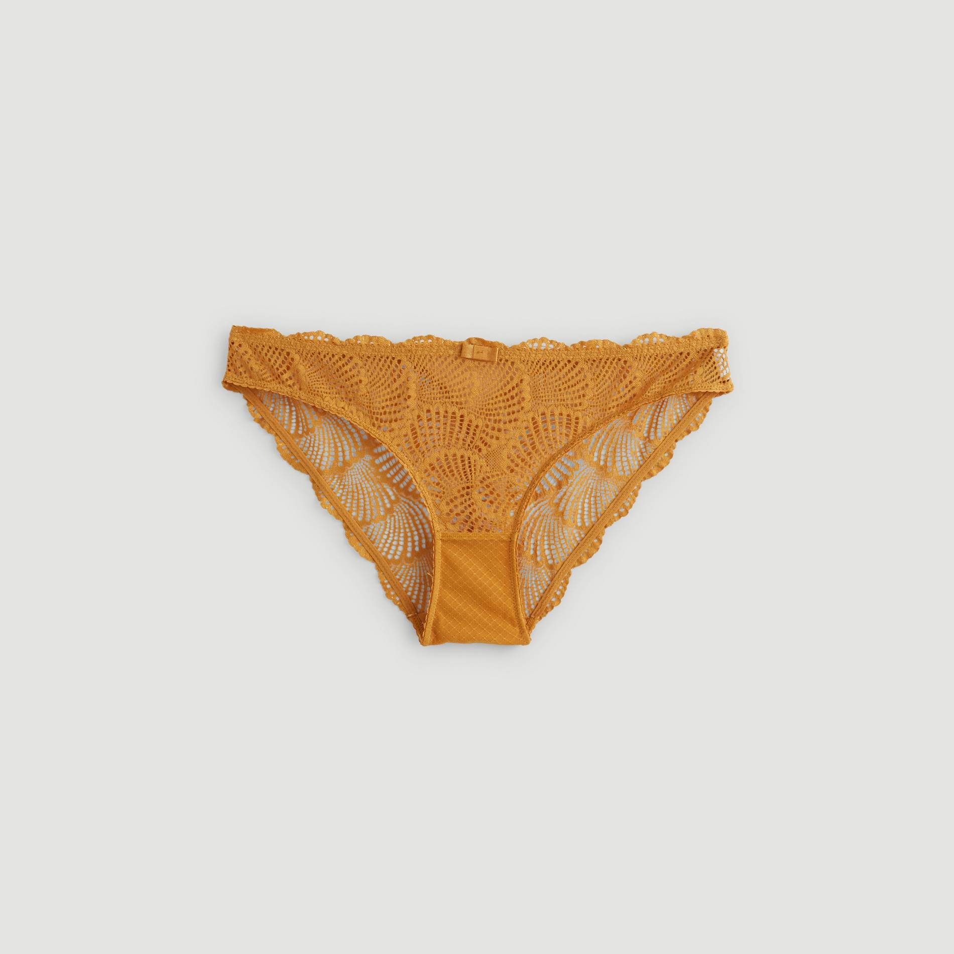 Culotte en dentelle, Safran, large image number 0.0