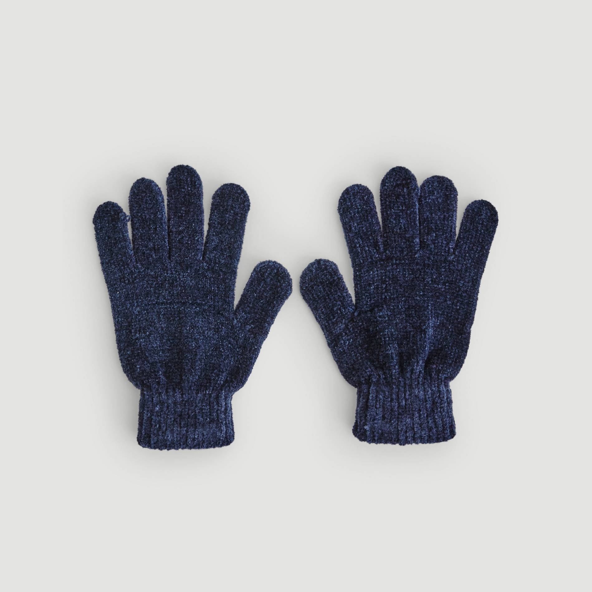 Gant maille uni, Bleu clair, large image number 0.0