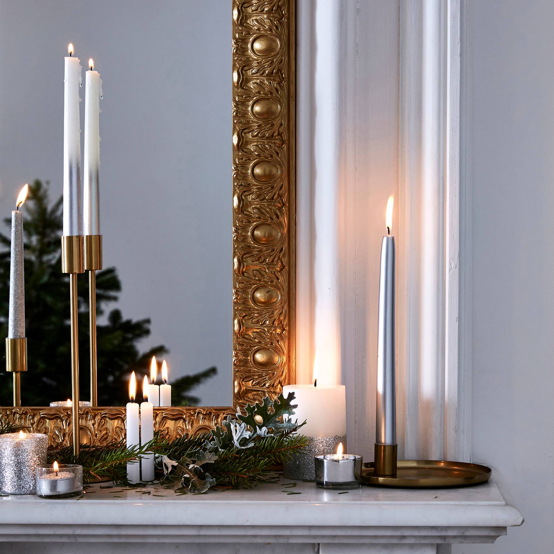 Mini photophore en verre, Blanc, large image number 1.0