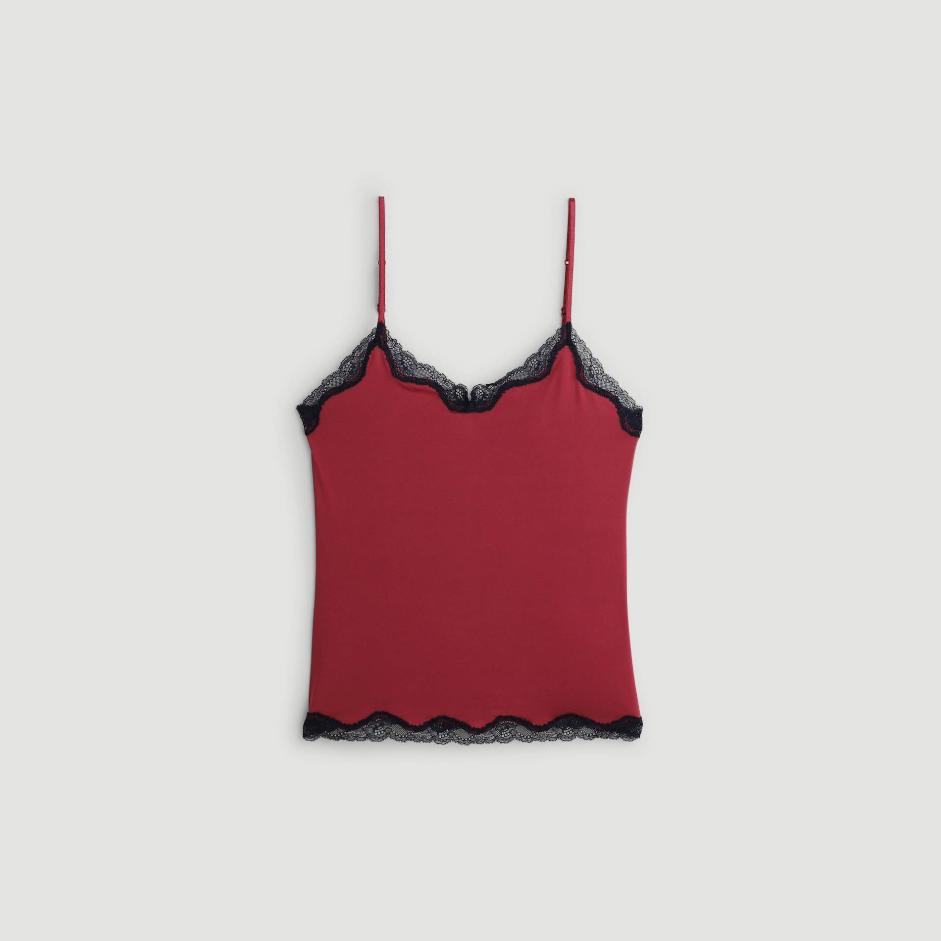 Top en microfibre, Bordeaux, large image number 2