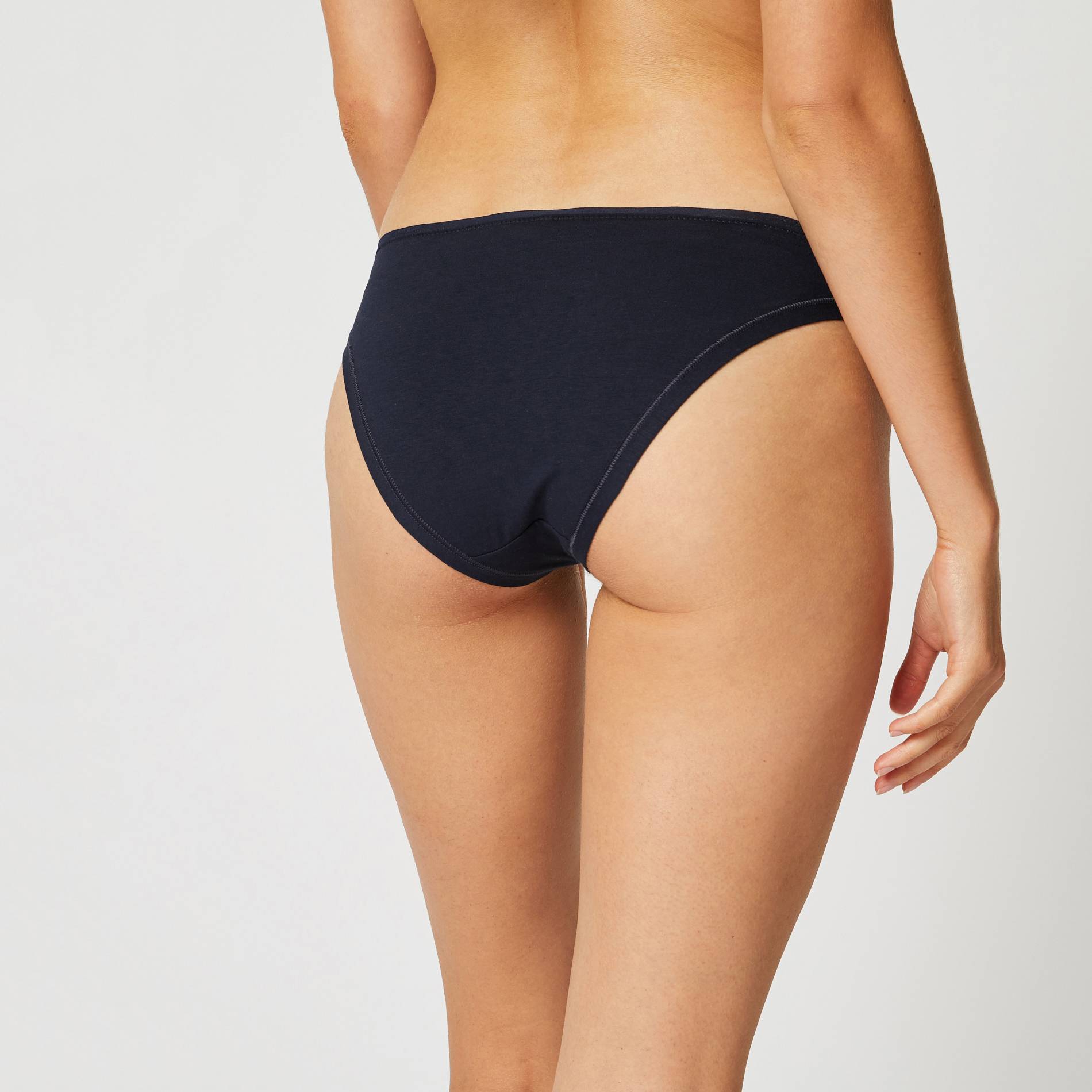 Culotte en coton BIO, Indigo, large image number 1
