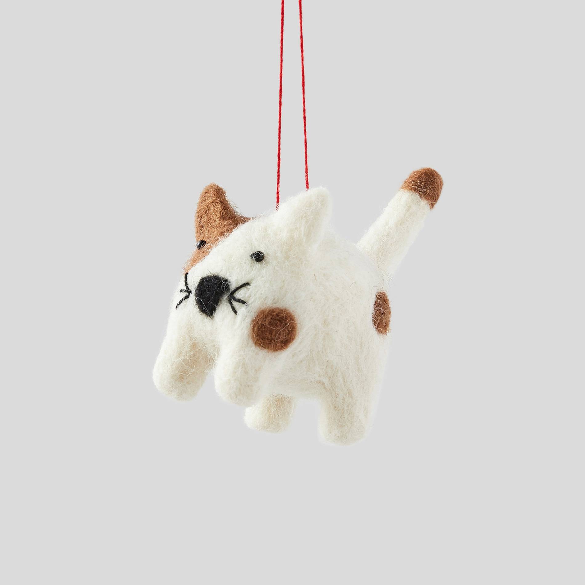 ornement chat, Blanc, large image number 0.0