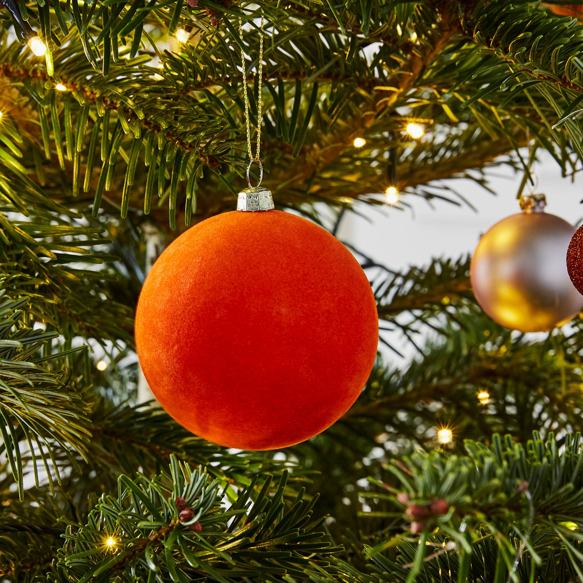 Boule en velours, Orange, large image number 1.0