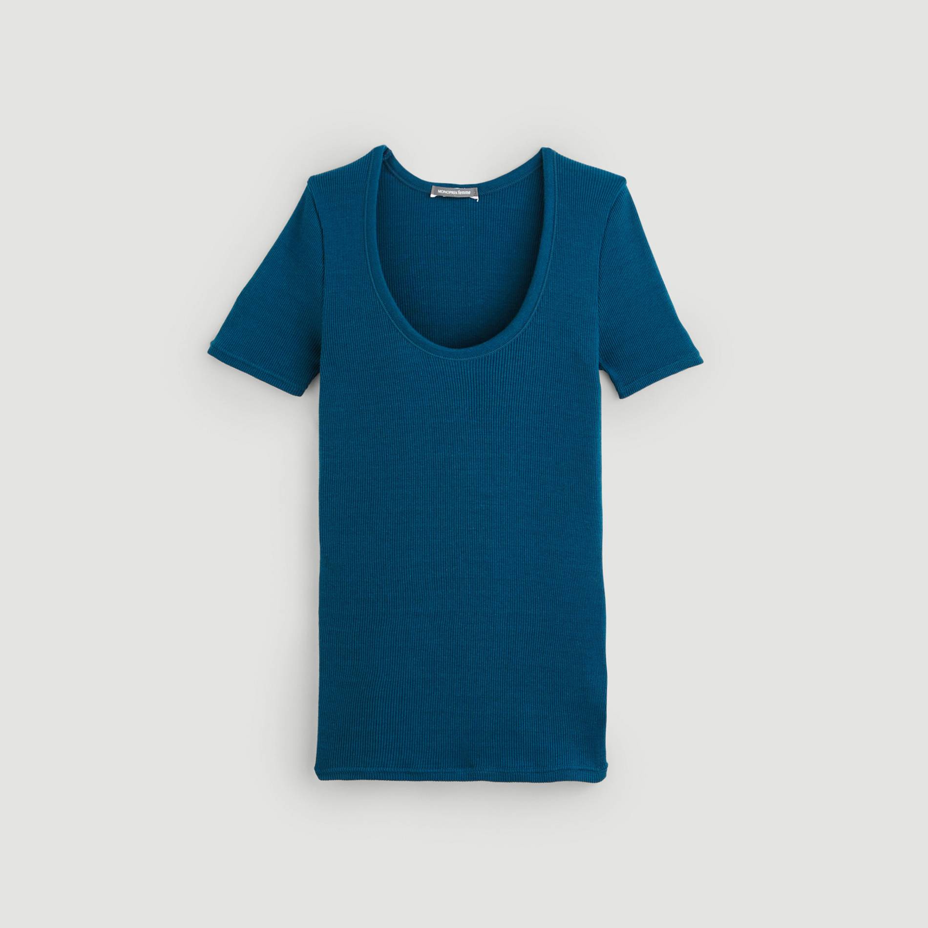 T-shirt manches courtes, Indigo, large image number 2