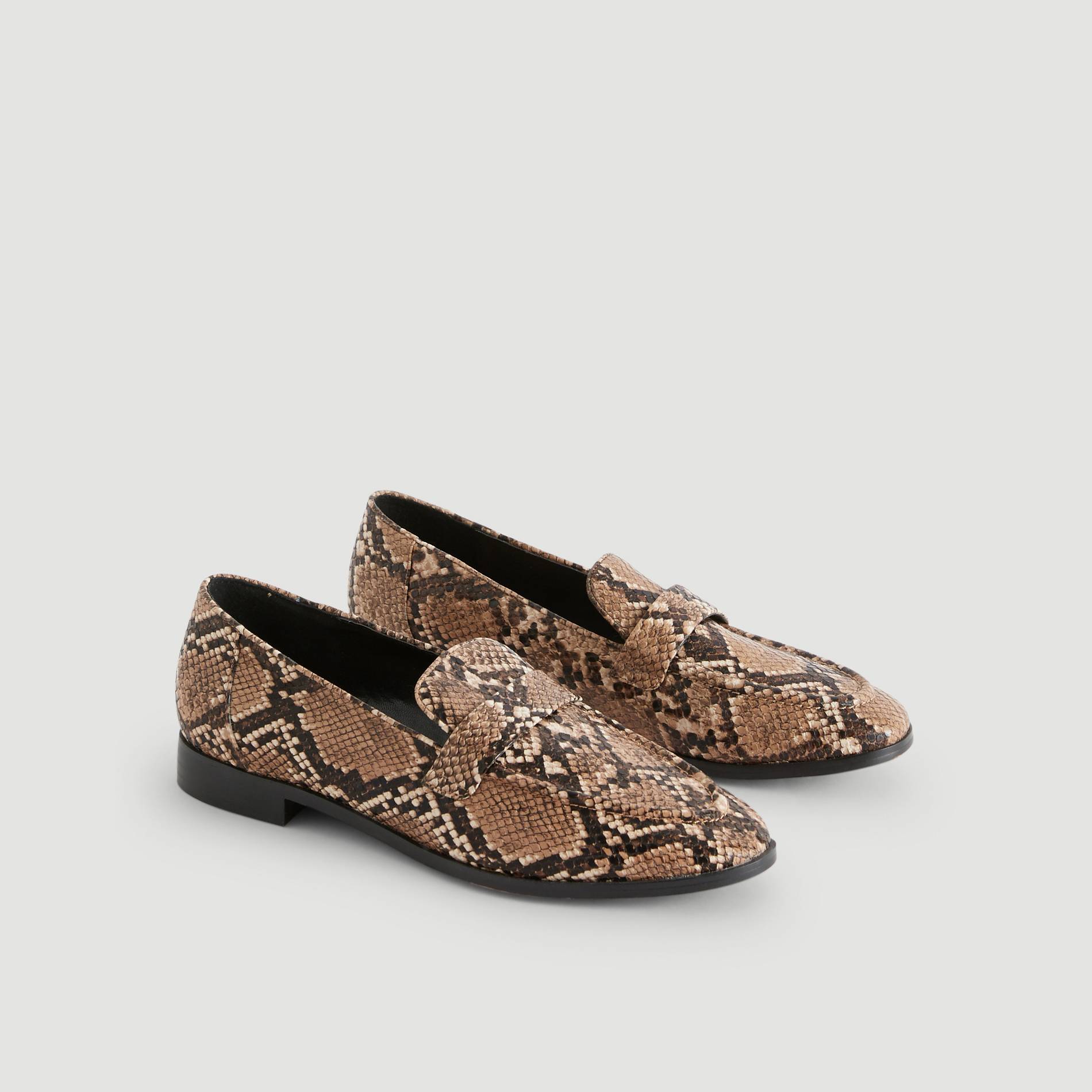 Mocassins imprimes, Brun clair, large image number 2