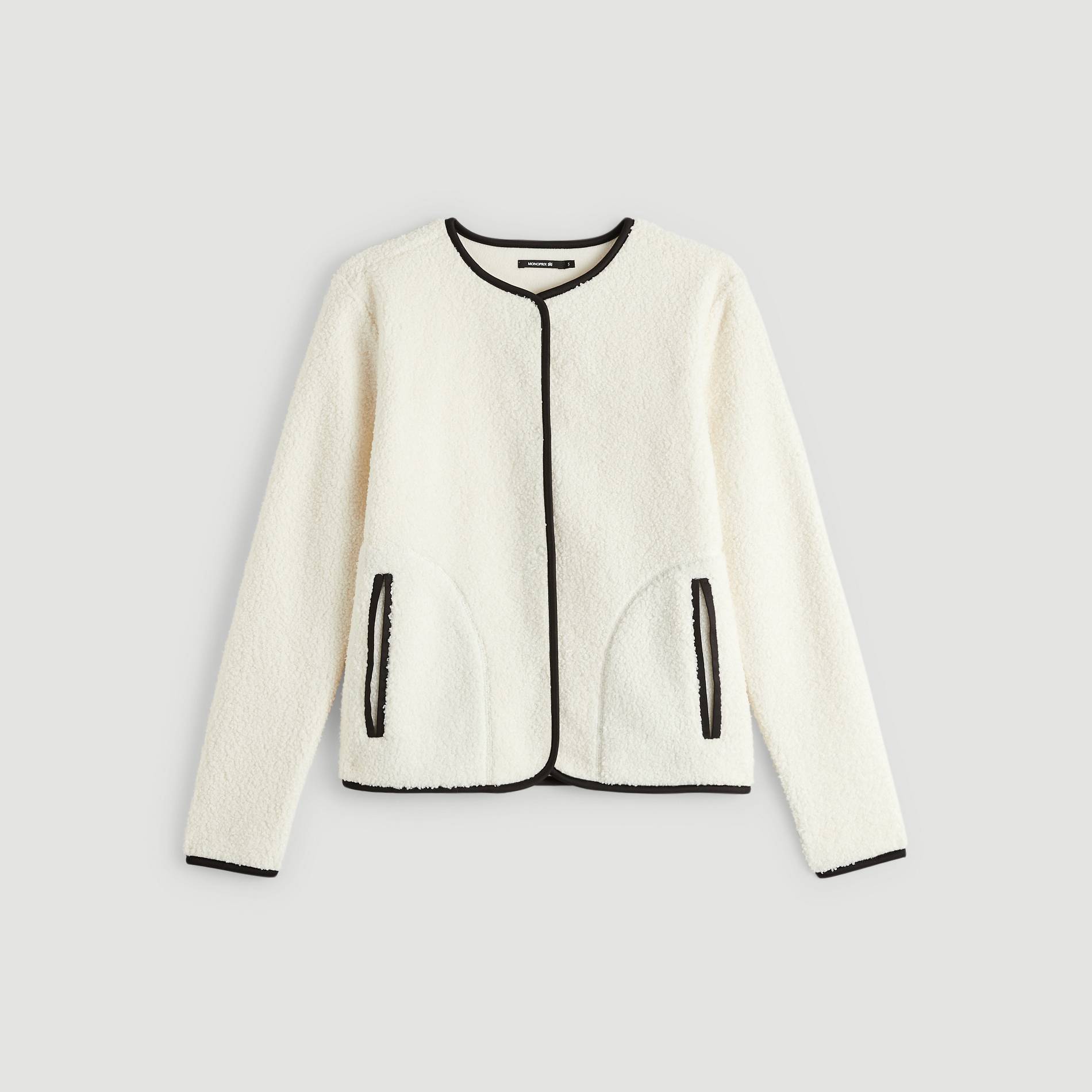 Gilet mouton, Blanc, large image number 2