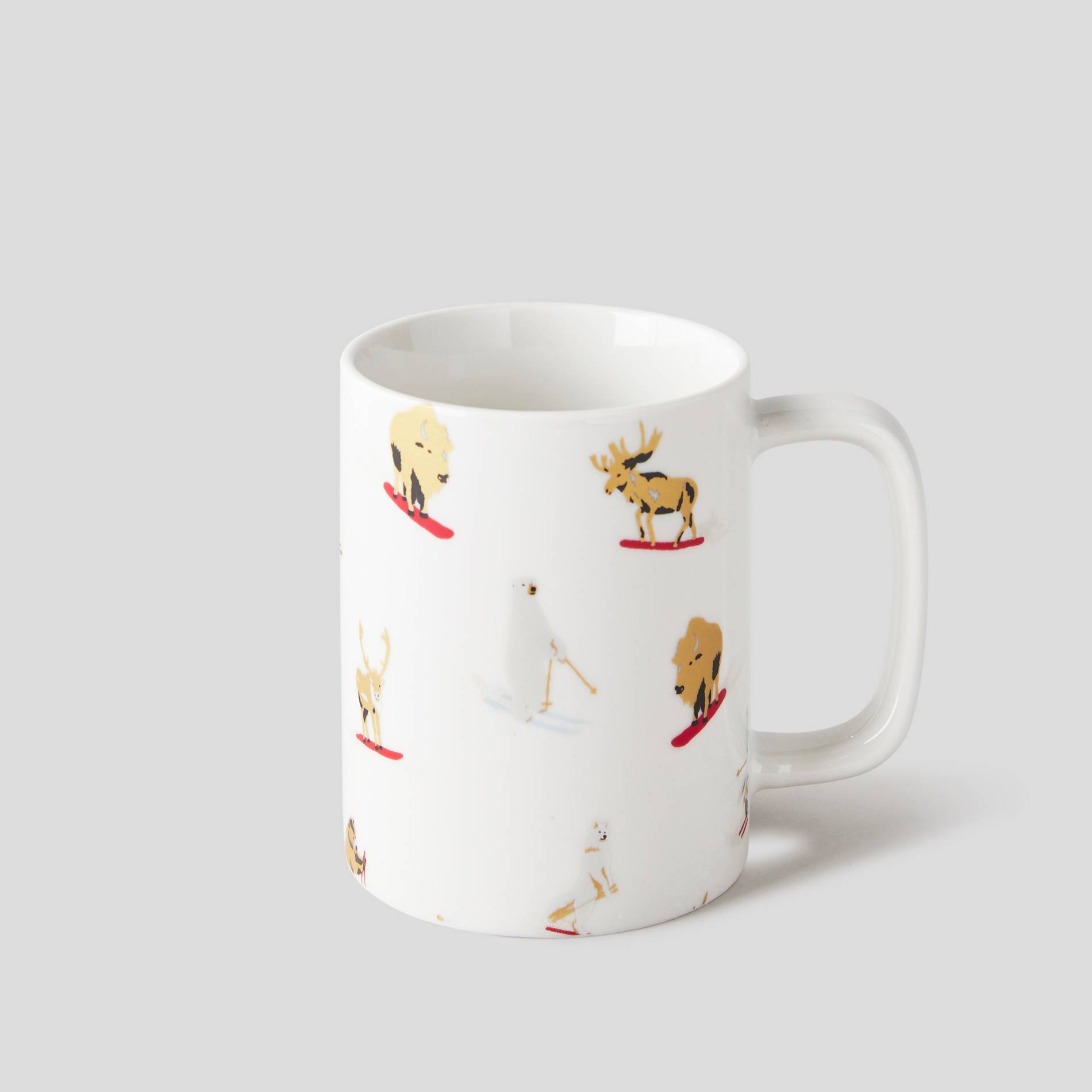 Mug droit, Ecru, large image number 0