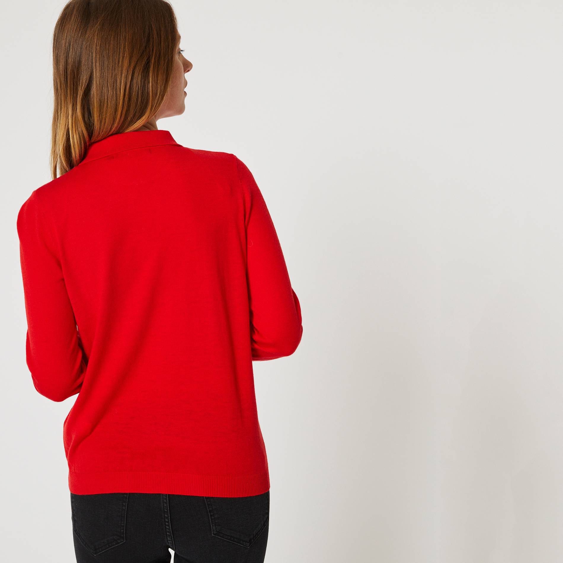 Pull a col polo, Rouge, large image number 1