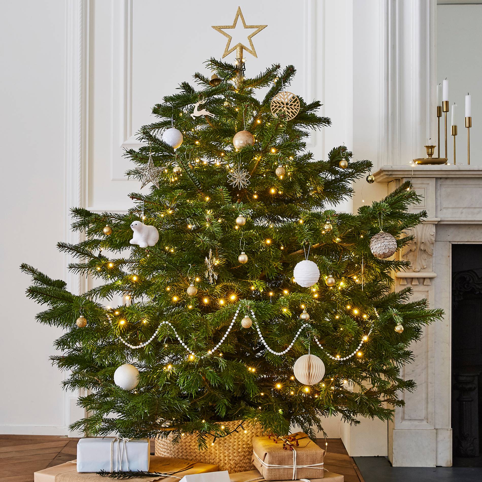 Kit d&eacute;coration du sapin, Blanc, large image number 2