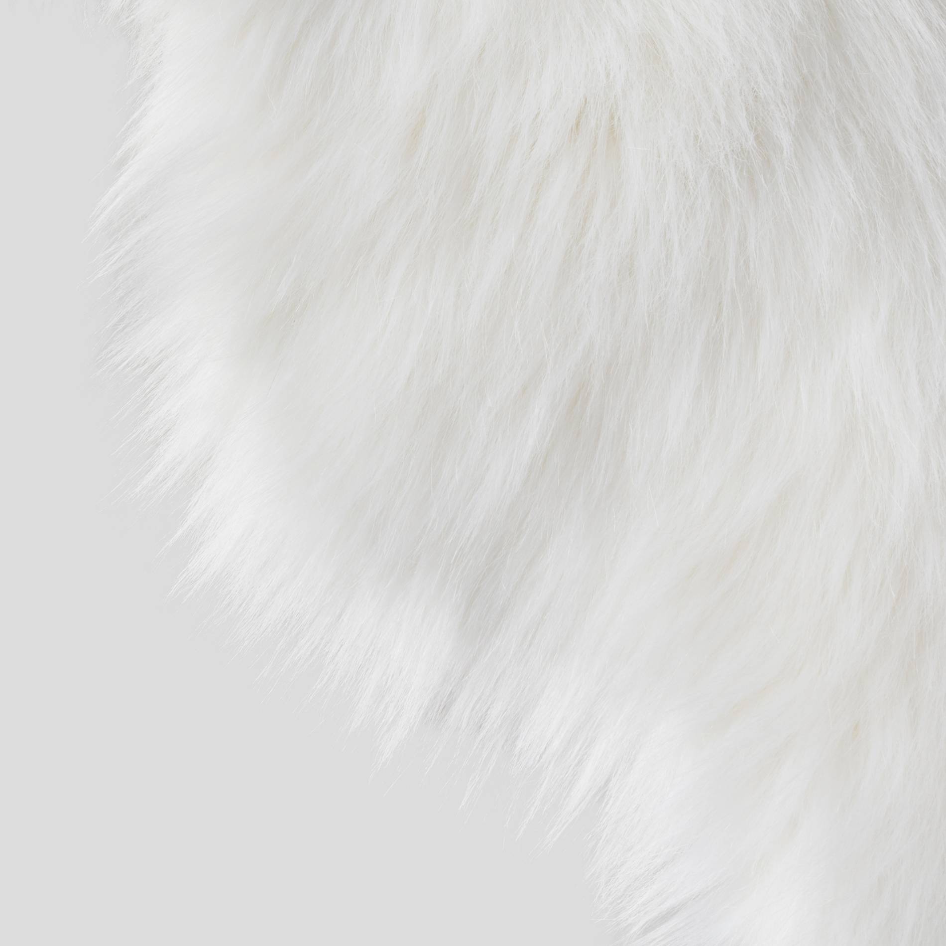 Tapis à poils longs, Blanc, large image number 1