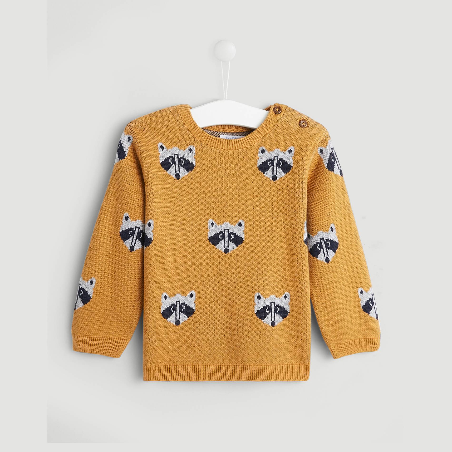 Pull imprime, Moutarde, large image number 0.0