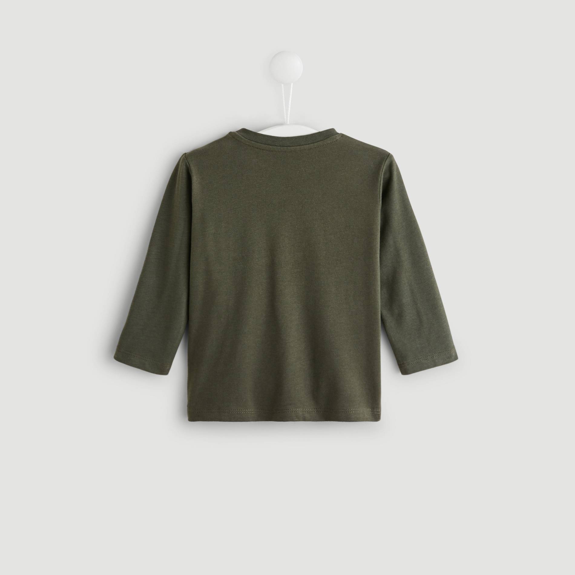 T-shirt a manches longues imprime, Vert foncé, large image number 1