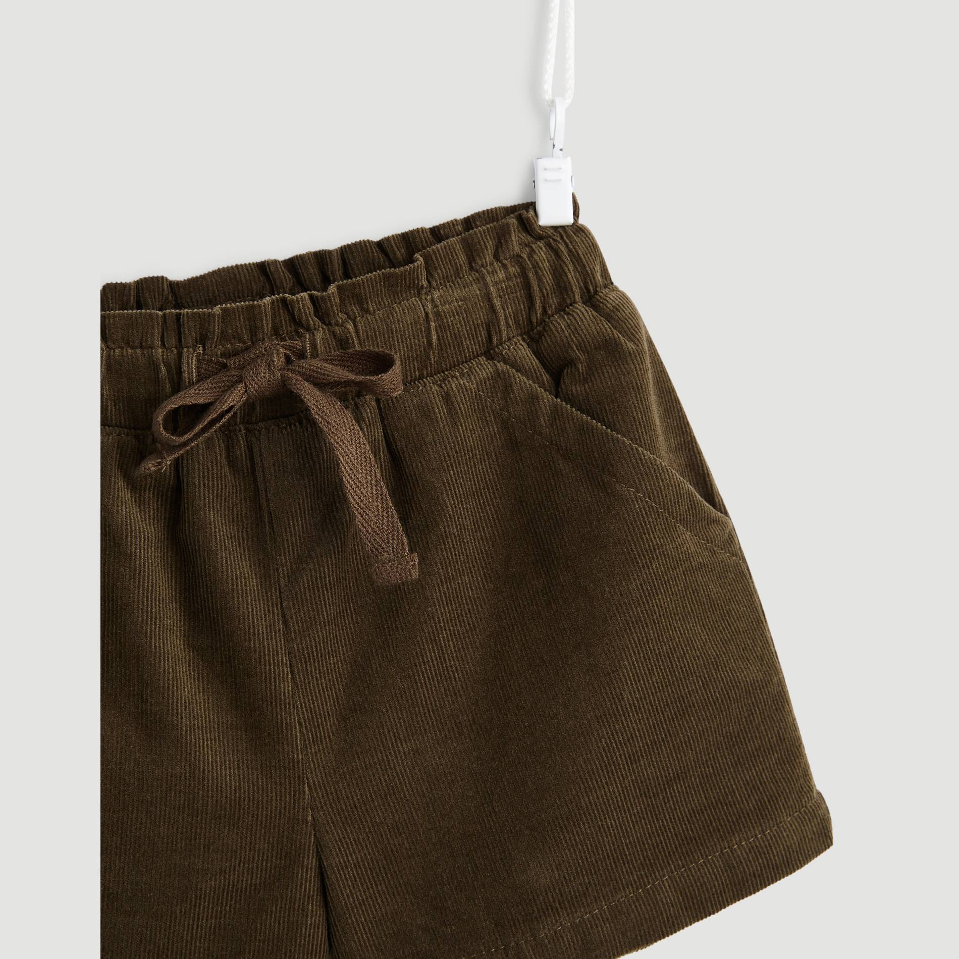 Short en velours, Vert foncé, large image number 2.0