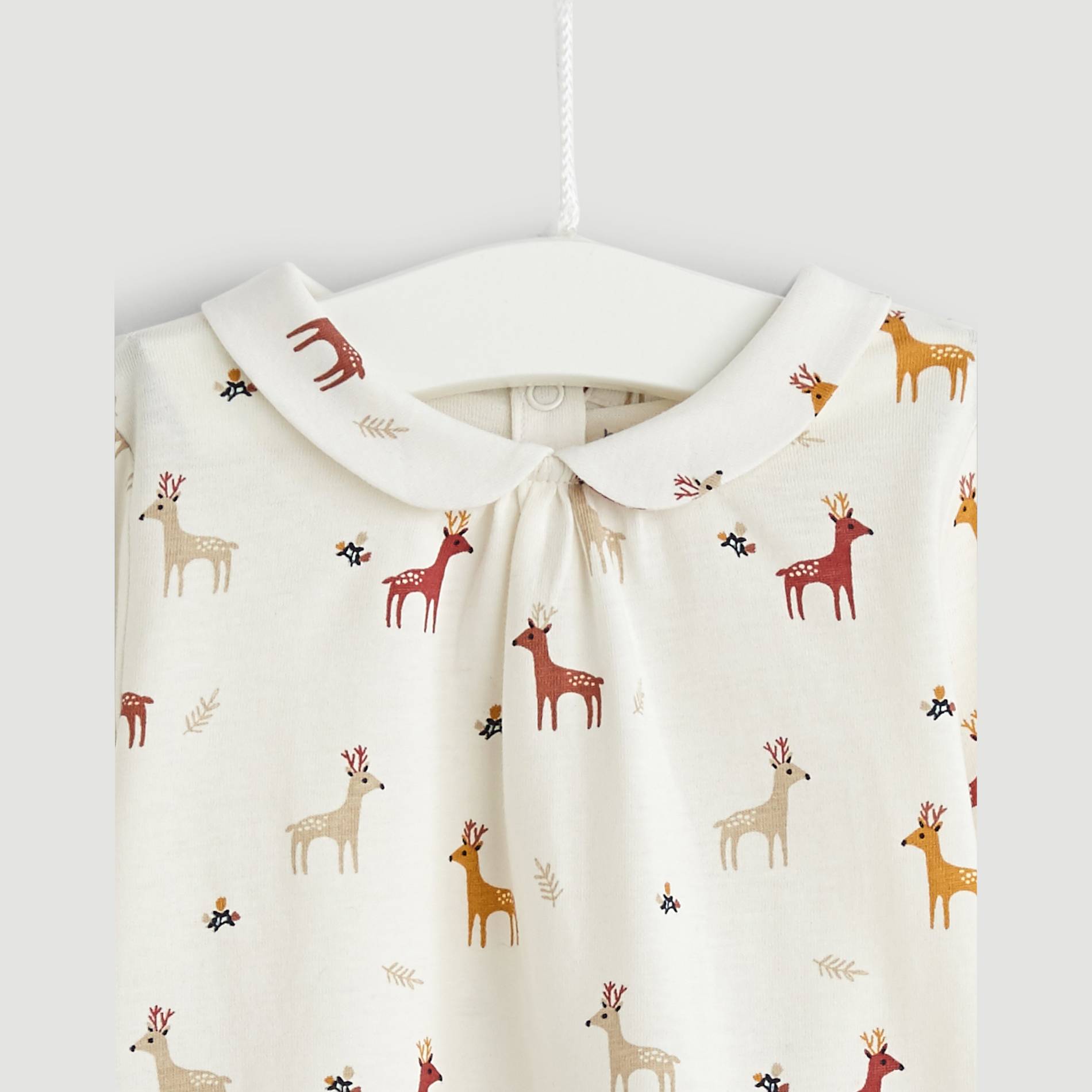 Blouse manches longues imprimee, Ecru, large image number 2