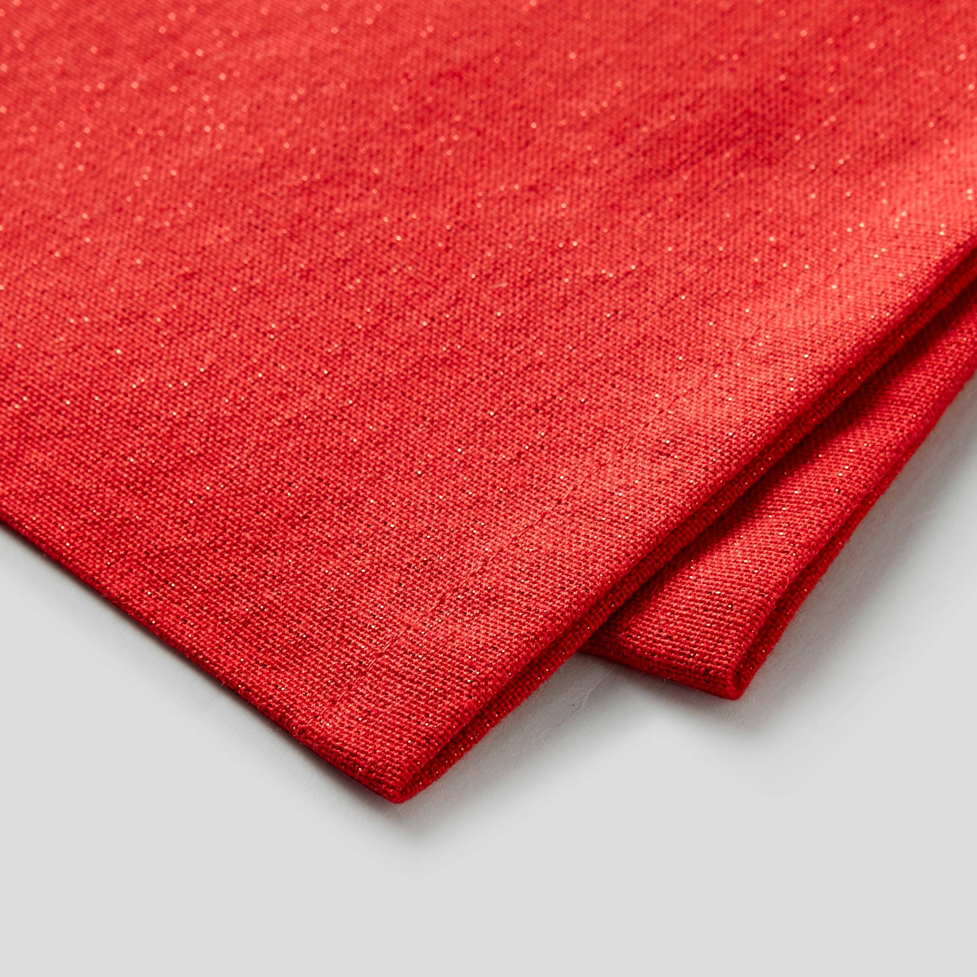 Serviette de table, 40x40cm, Rouge, large image number 1