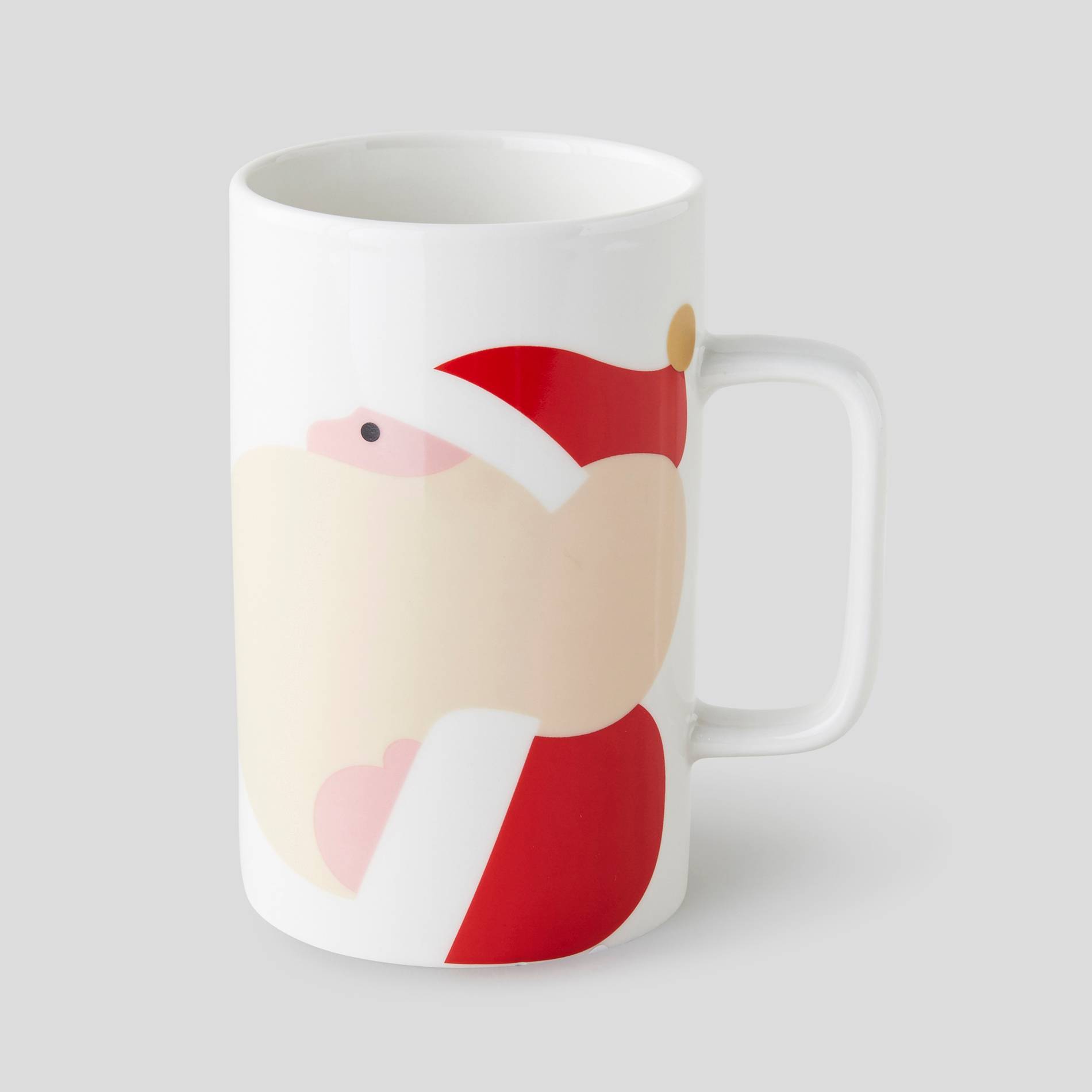 Mug long - père noël, Brique, large image number 0.0