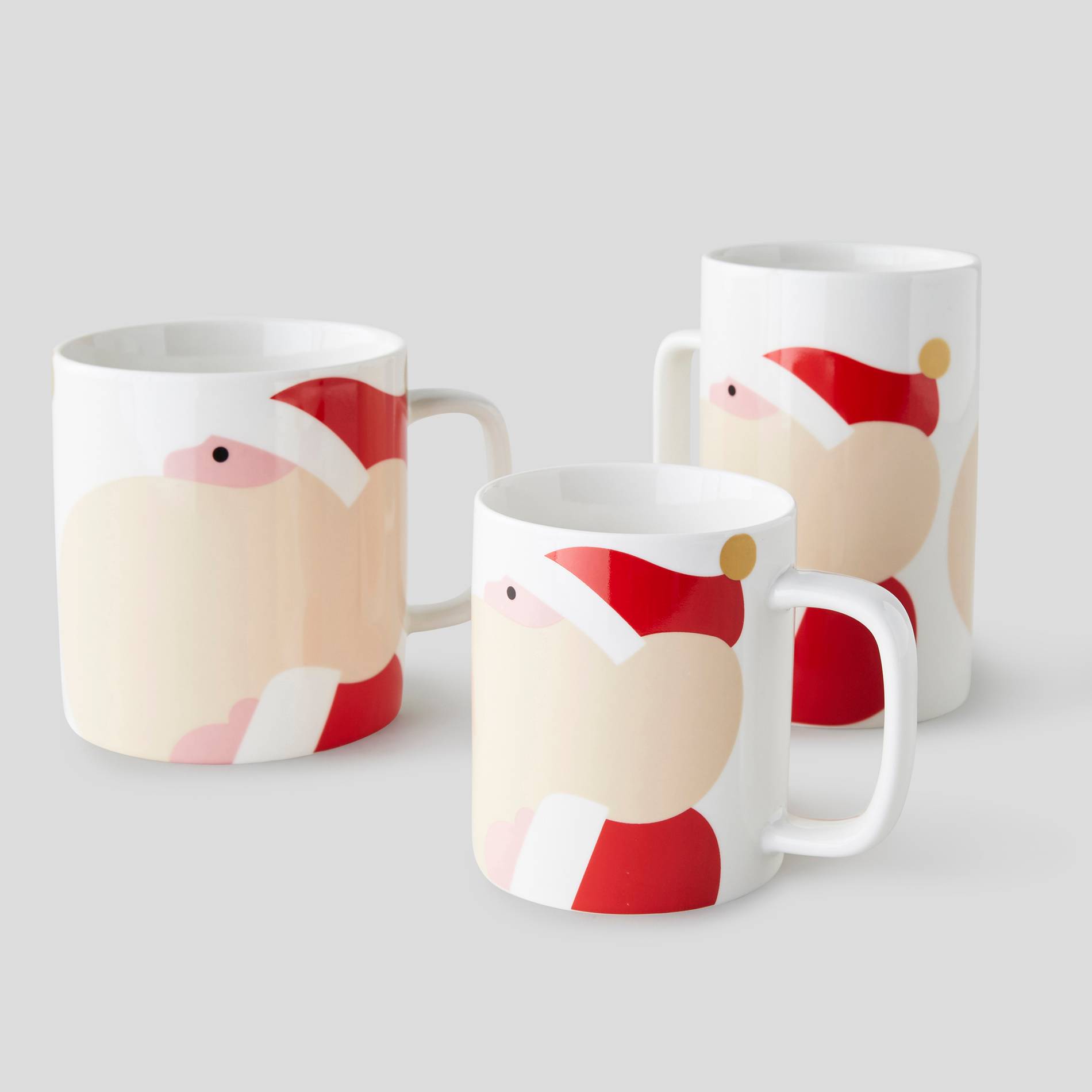 Mug long - père noël, Brique, large image number 1
