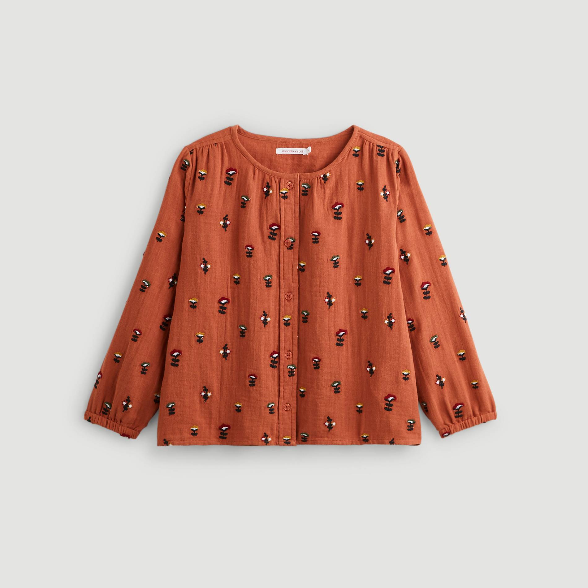 Blouse brodee, Sienne, large image number 0