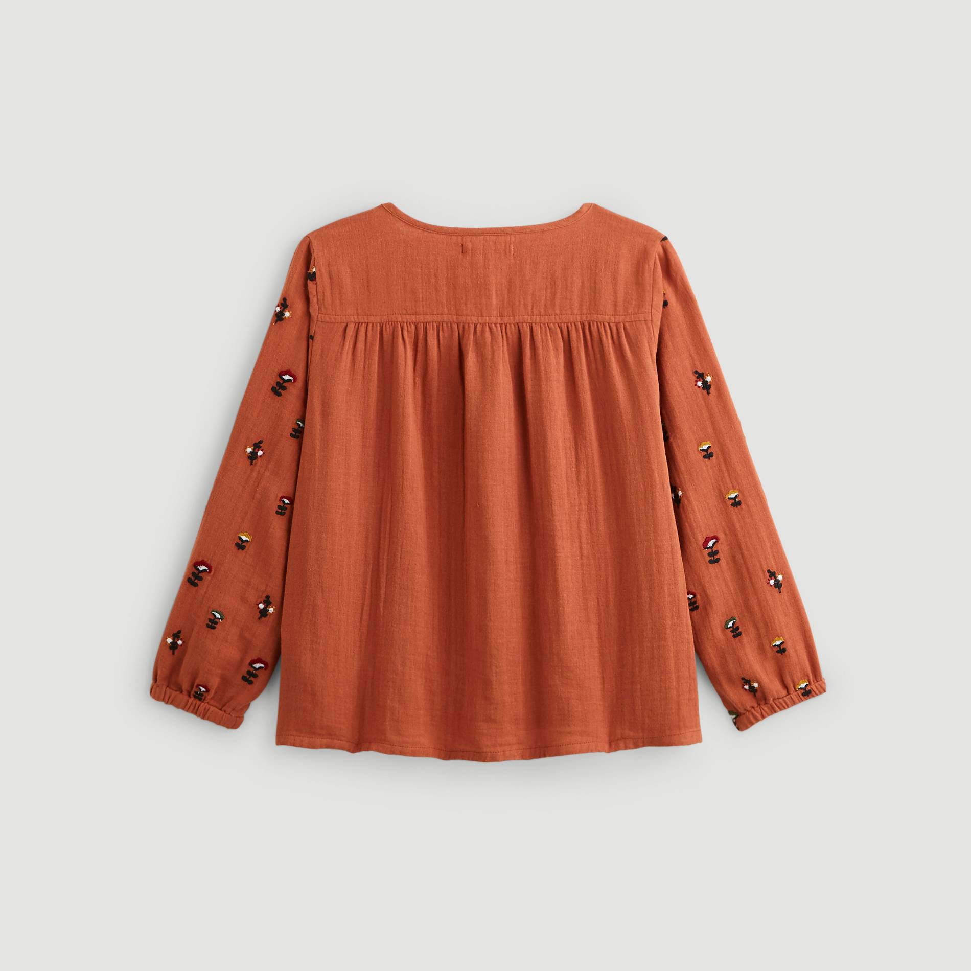 Blouse brodee, Sienne, large image number 1