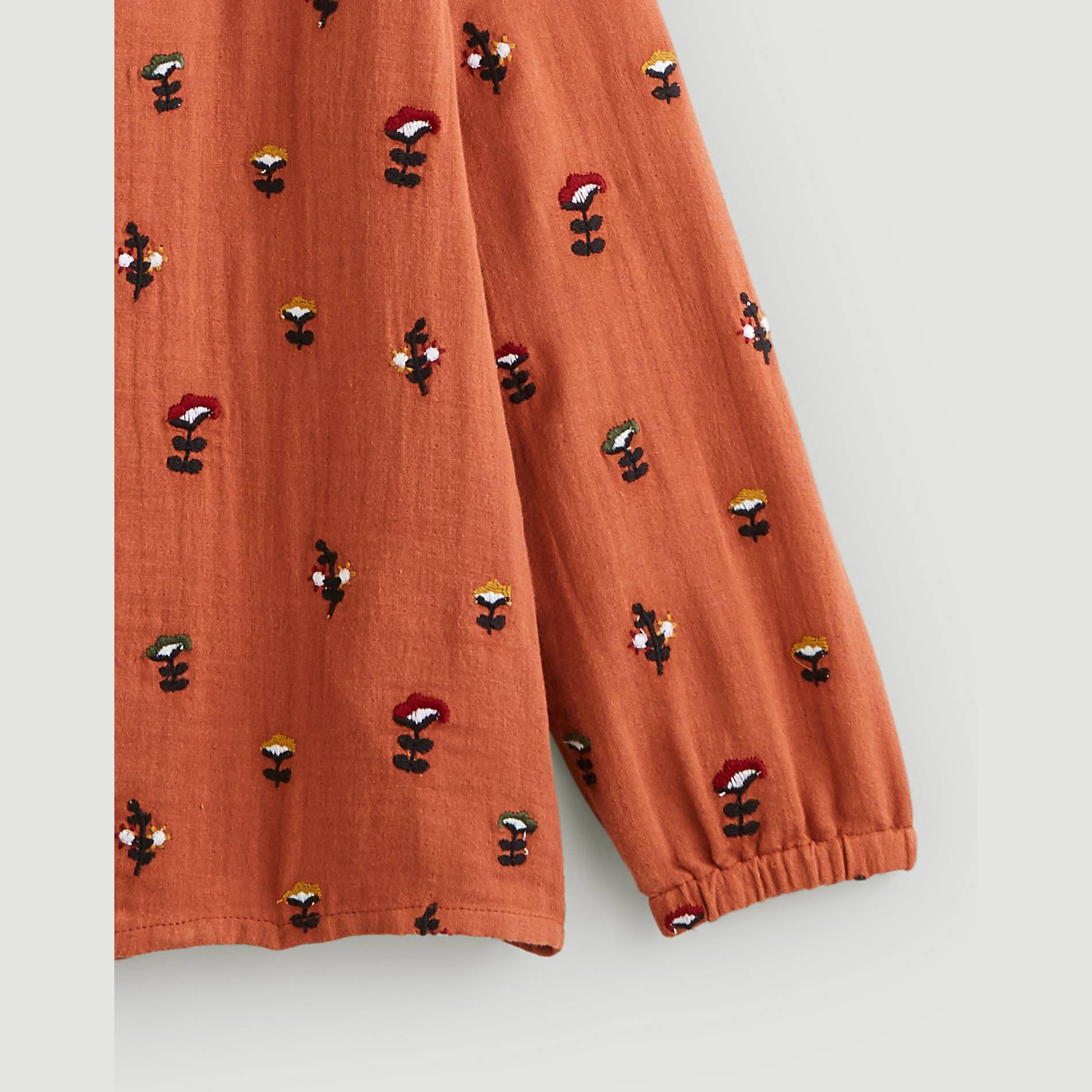 Blouse brodee, Sienne, large image number 2.0