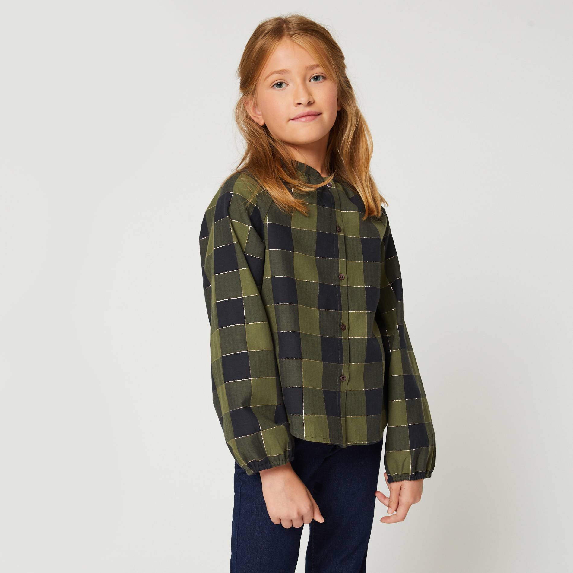 Blouse imprimee, Vert, large image number 0