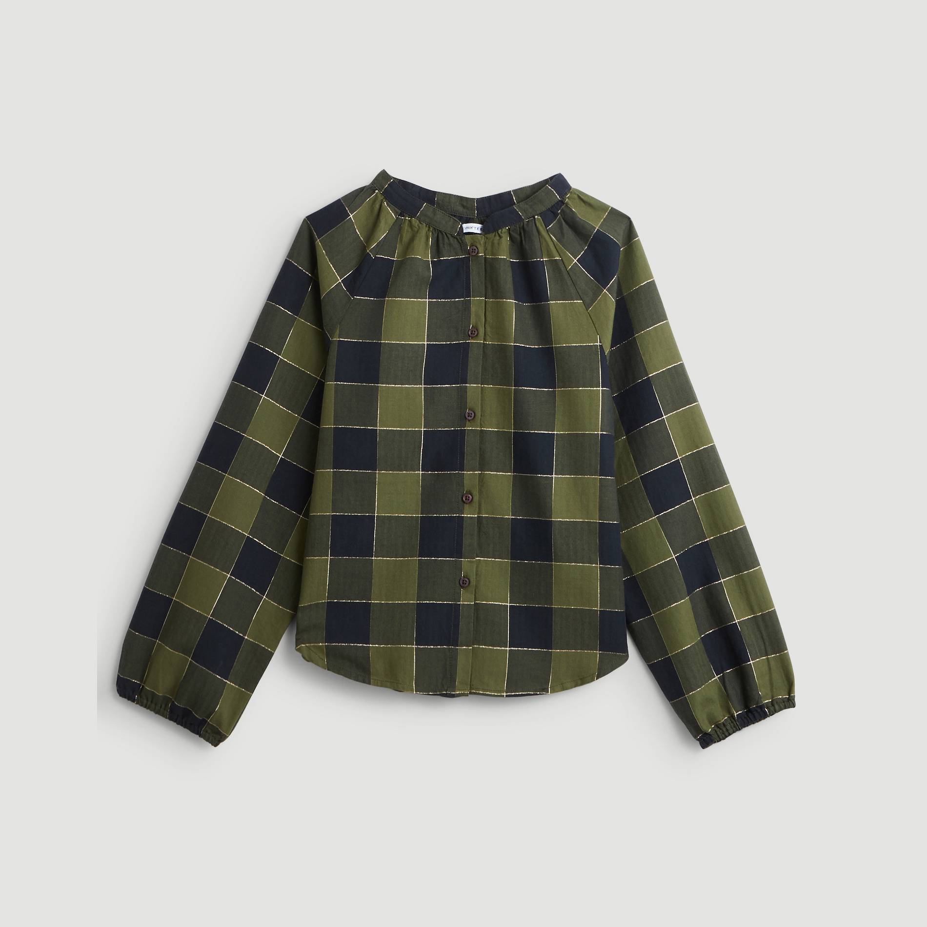 Blouse imprimee, Vert, large image number 1