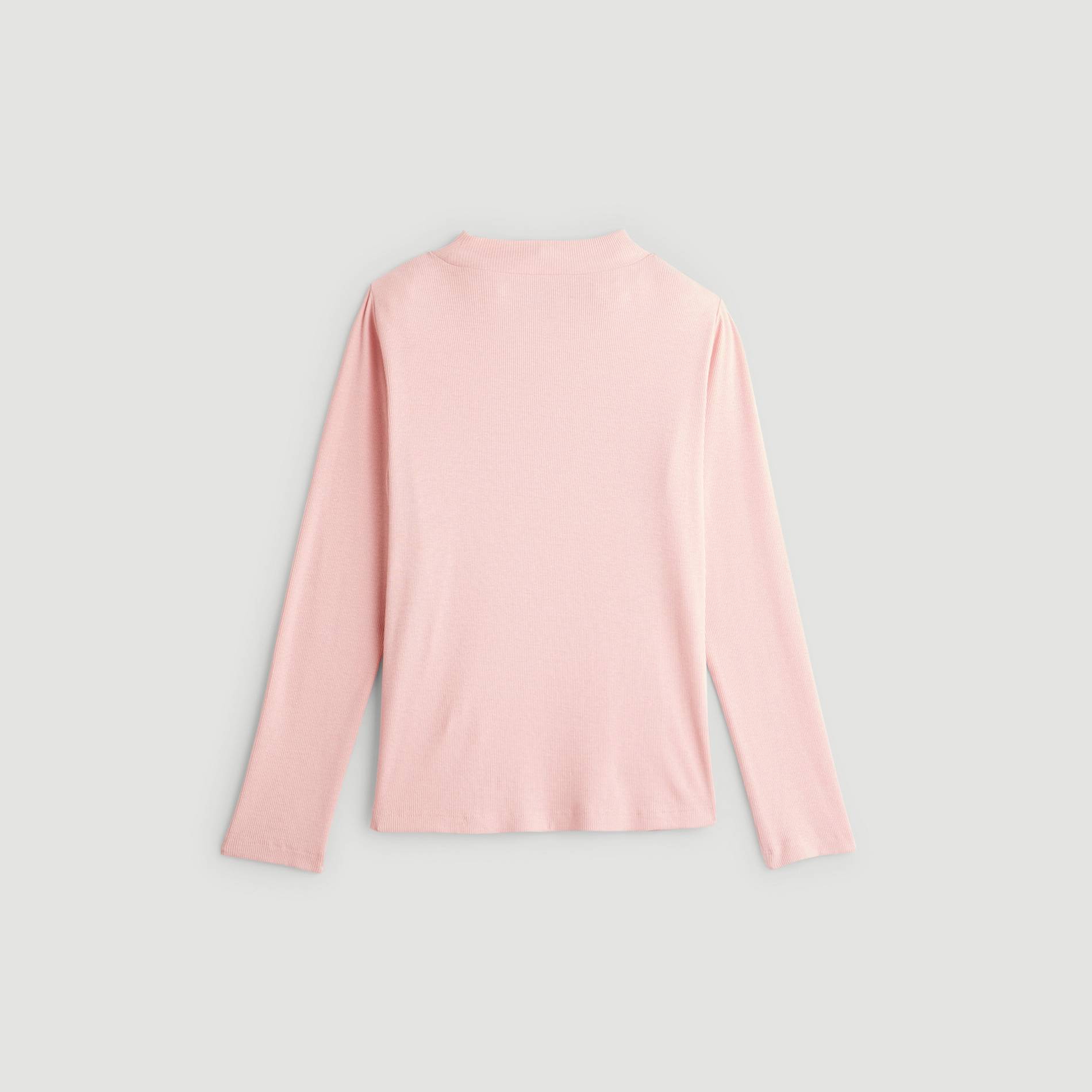 T-shirt manches longues en coton BIO, Bois de rose, large image number 2