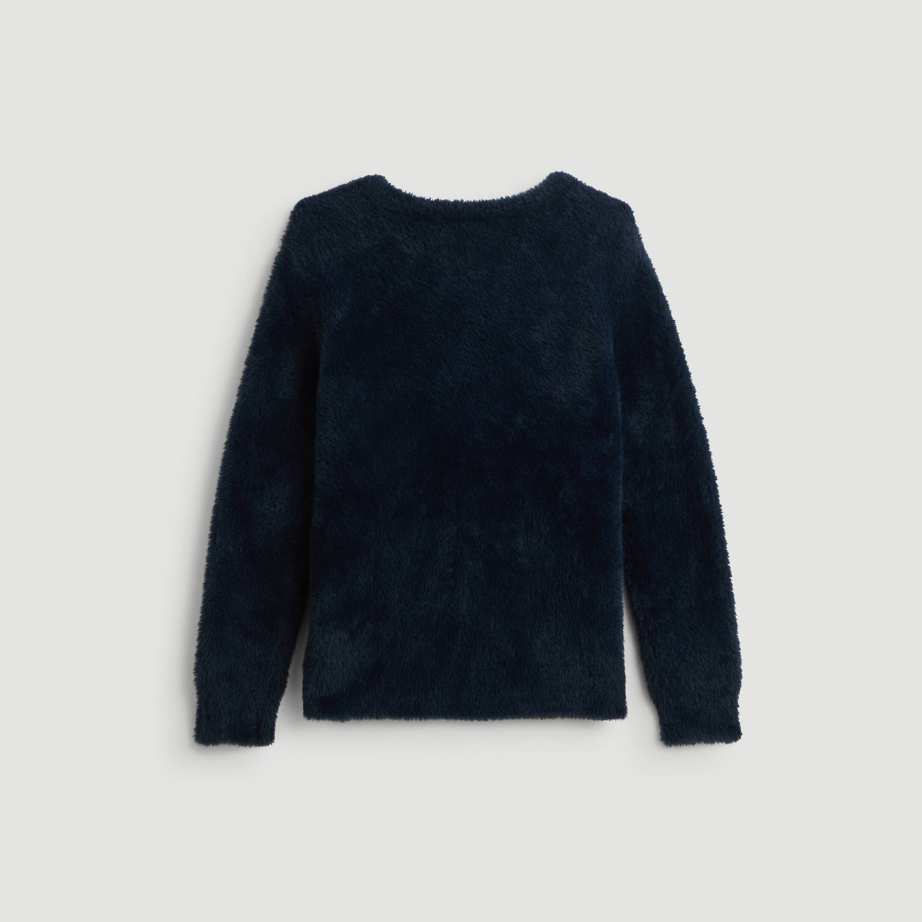 Pull poilu, Bleu marine, large image number 2.0