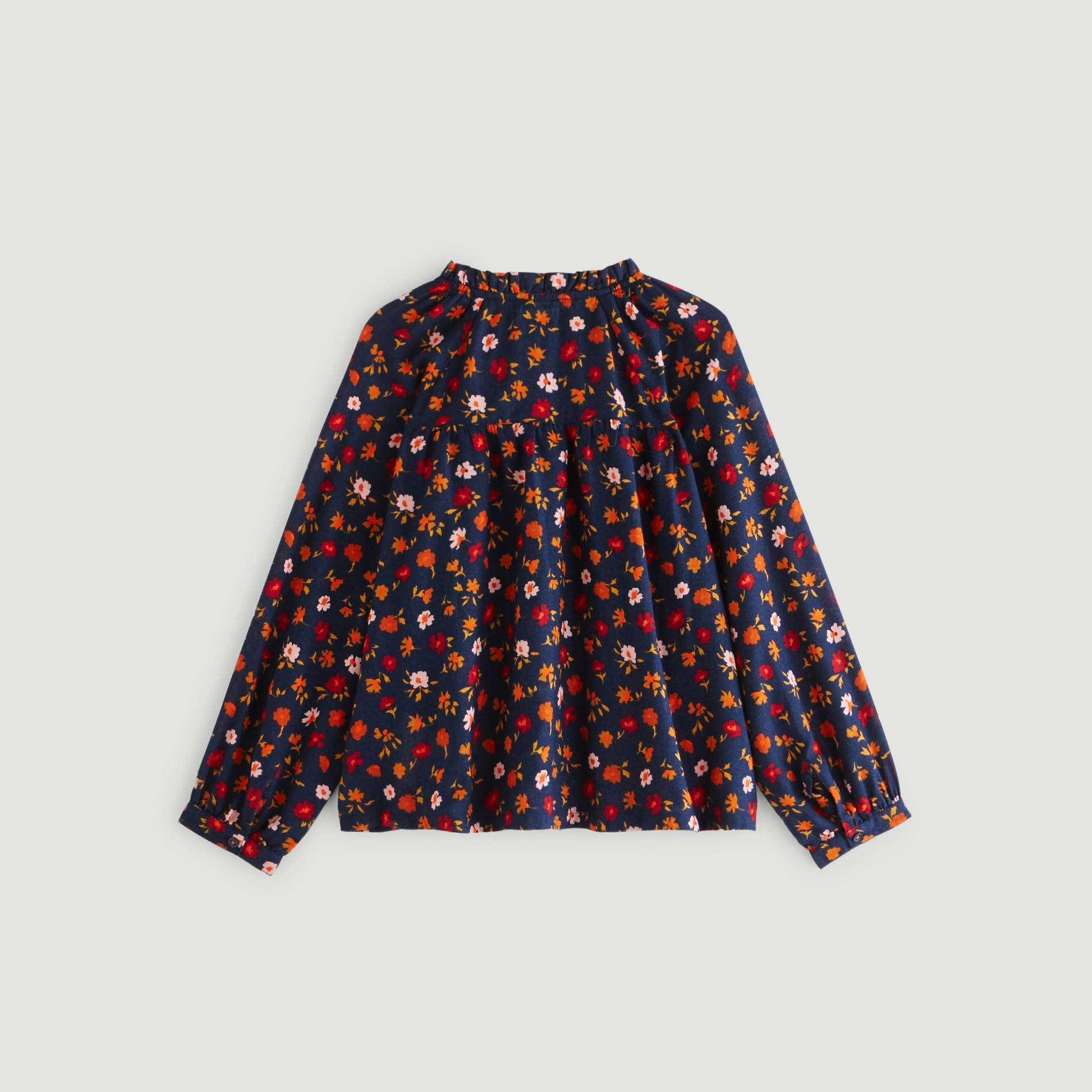 Blouse imprimee, Bleu marine, large image number 1.0