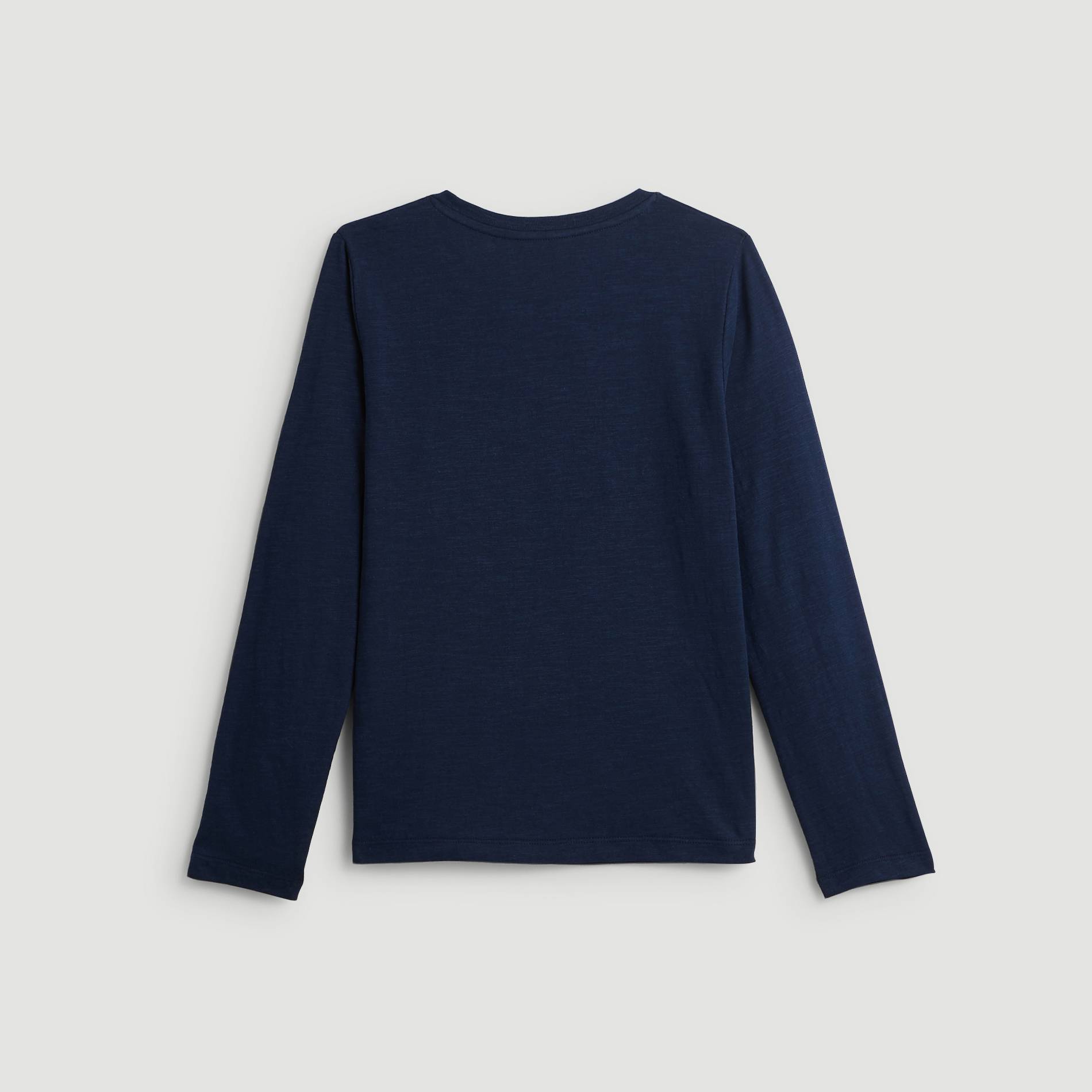 T-shirt manches longues imprime, Bleu marine, large image number 2