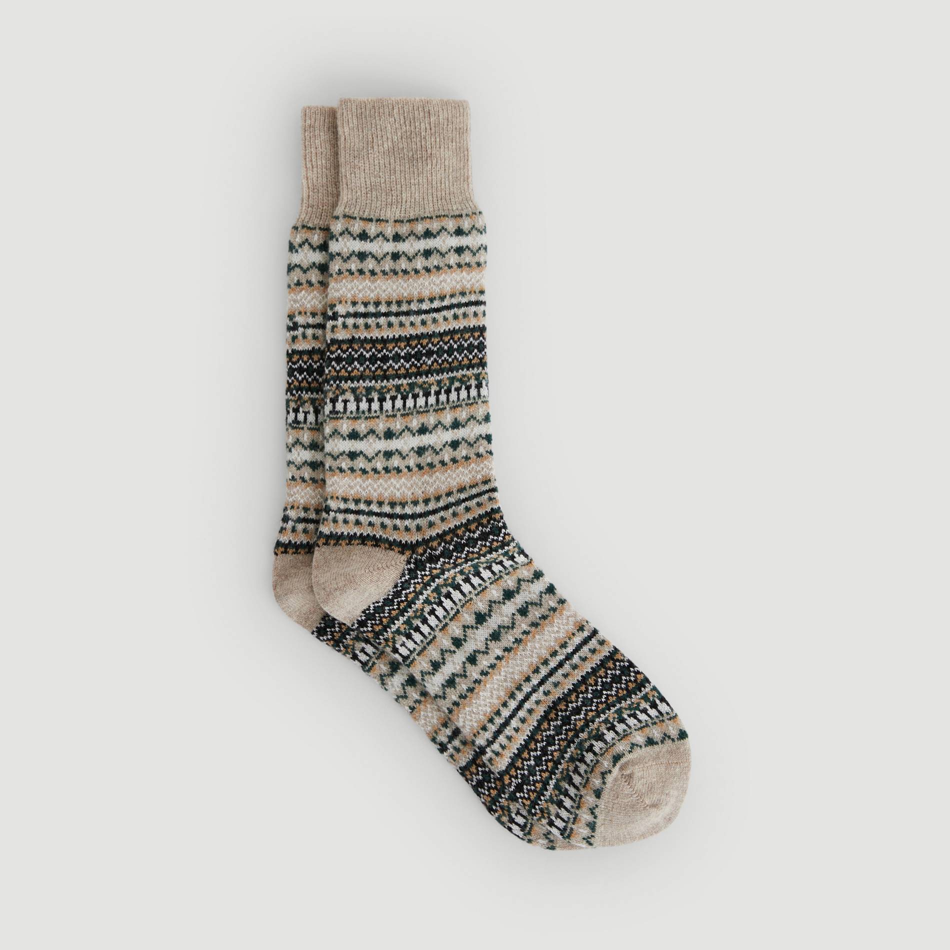 Chaussettes, Ecru, large image number 1.0