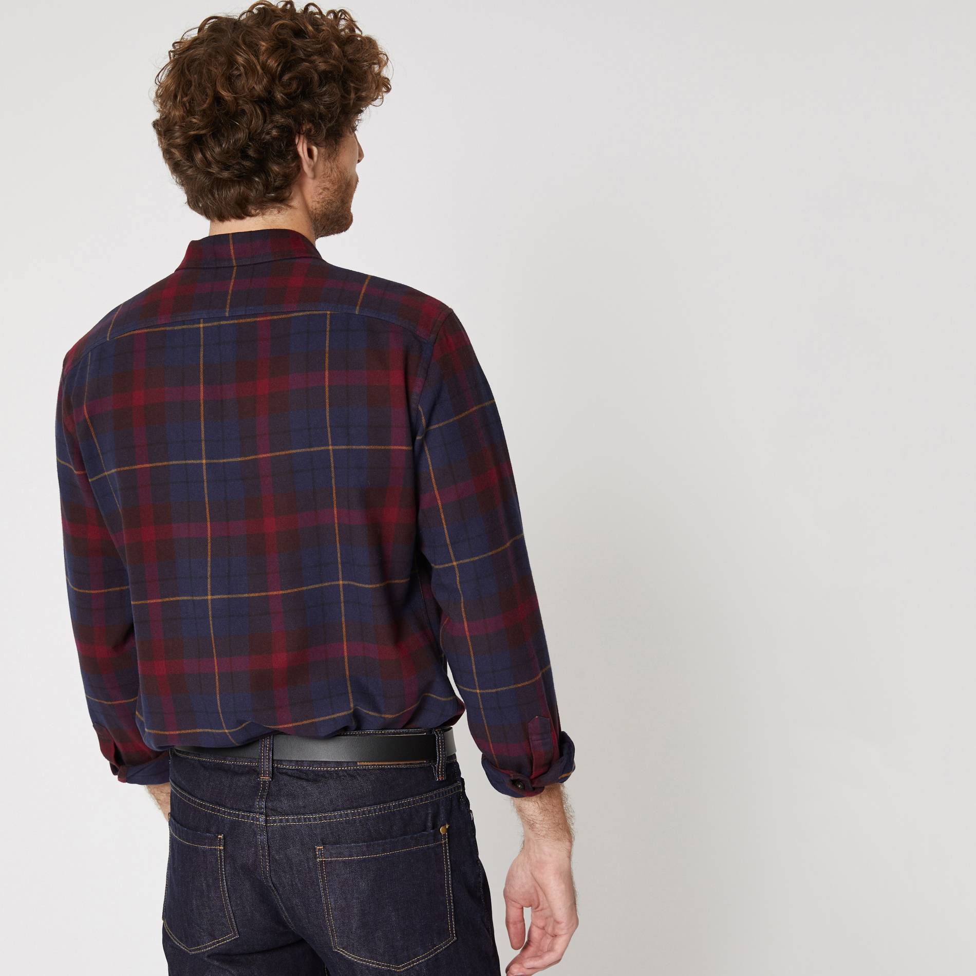 Chemise a carreaux, Bleu marine, large image number 1