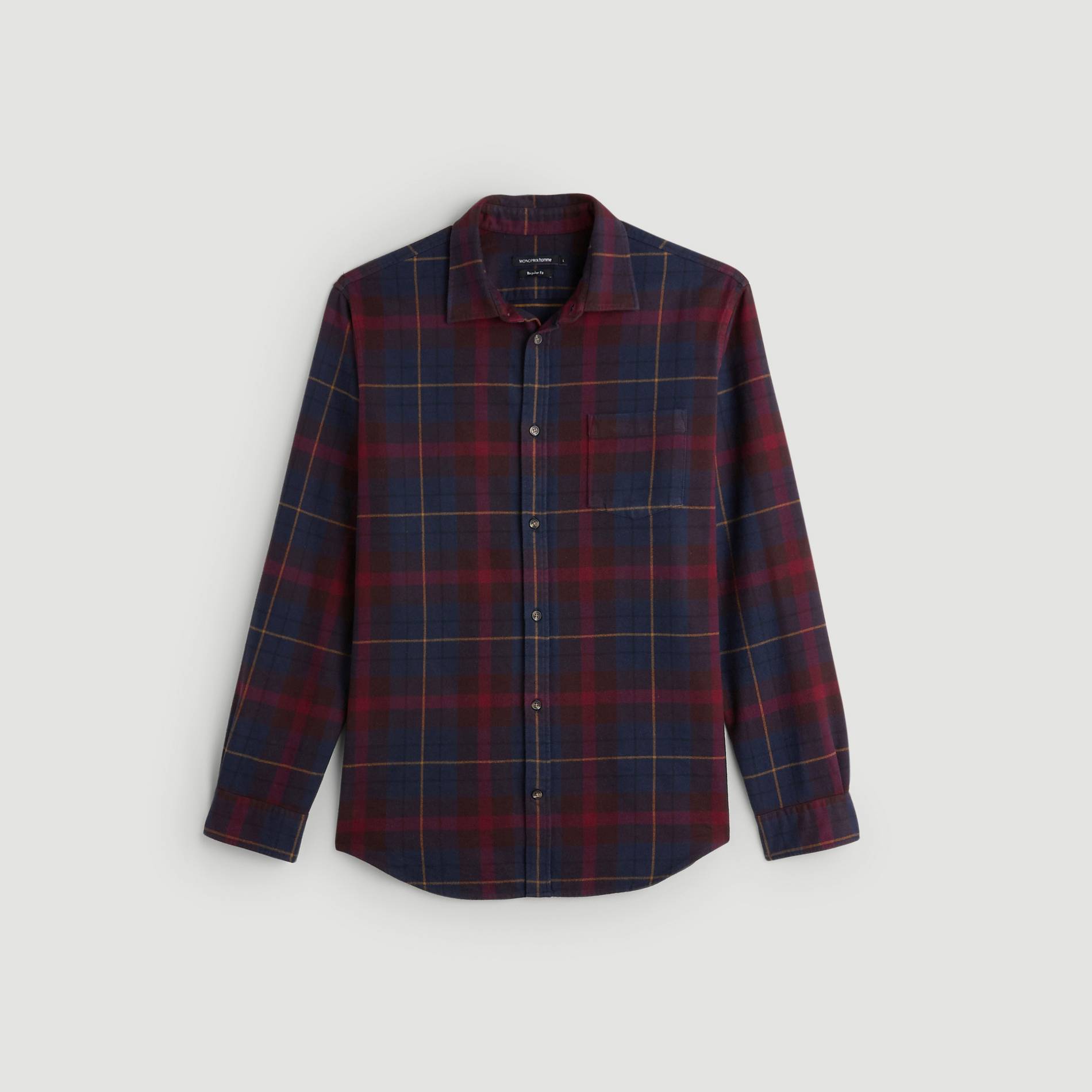 Chemise a carreaux, Bleu marine, large image number 2.0