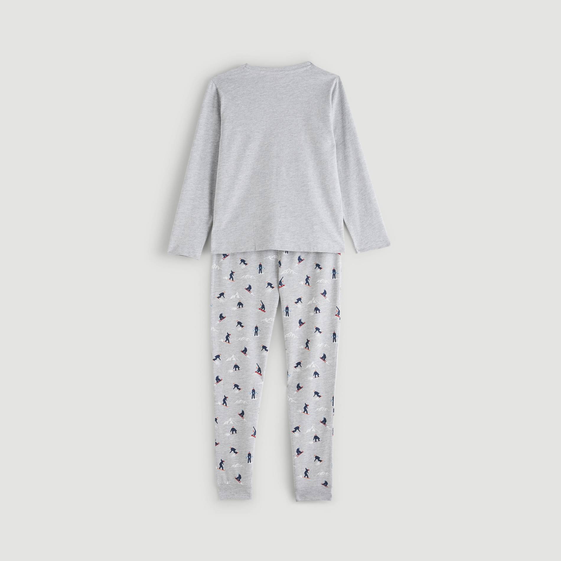 Pyjama, Gris clair, large image number 1.0