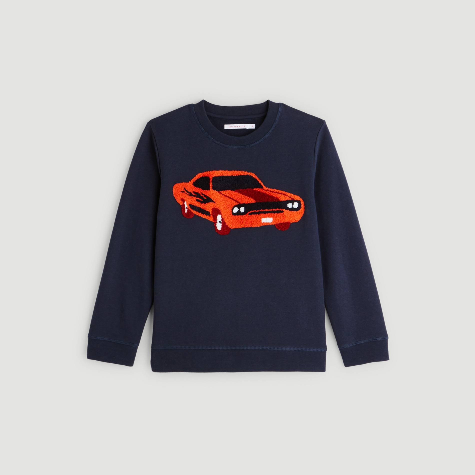 Sweat imprime, Bleu marine, large image number 0
