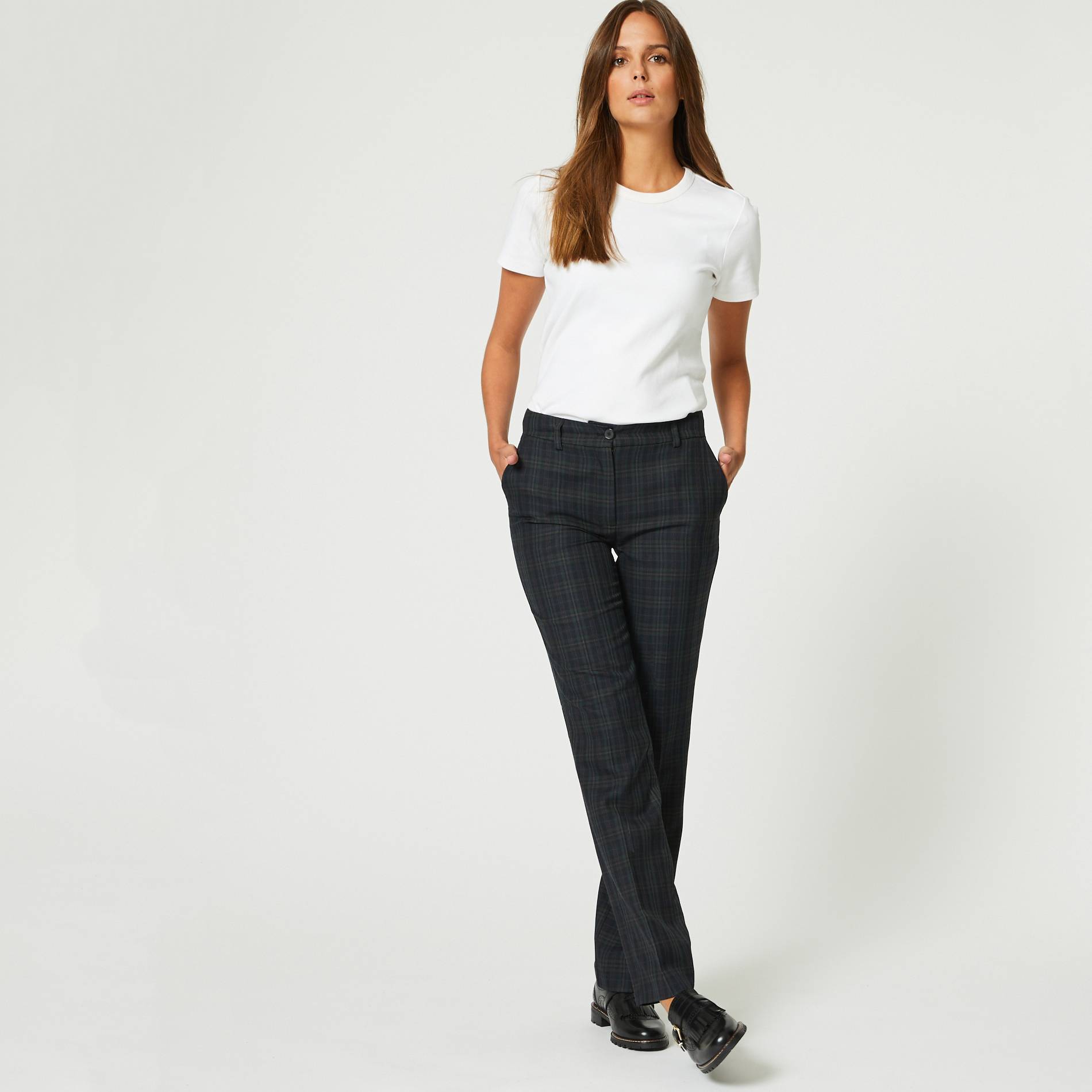 Pantalon tailleur, Bleu marine, large image number 0