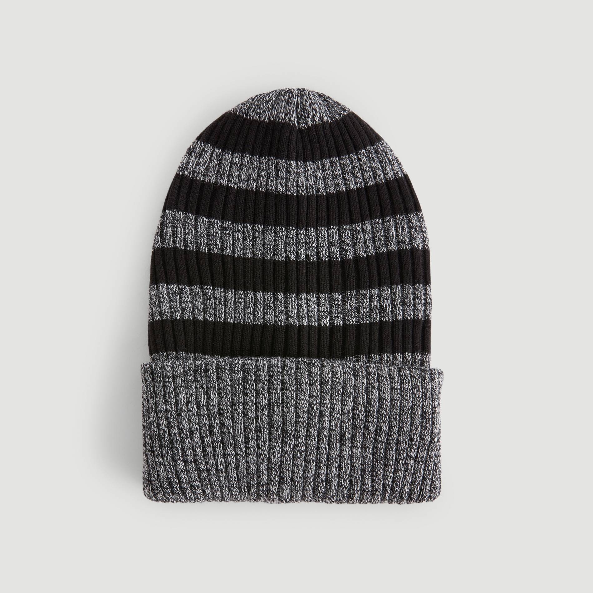 Bonnet reversible, Noir, large image number 0