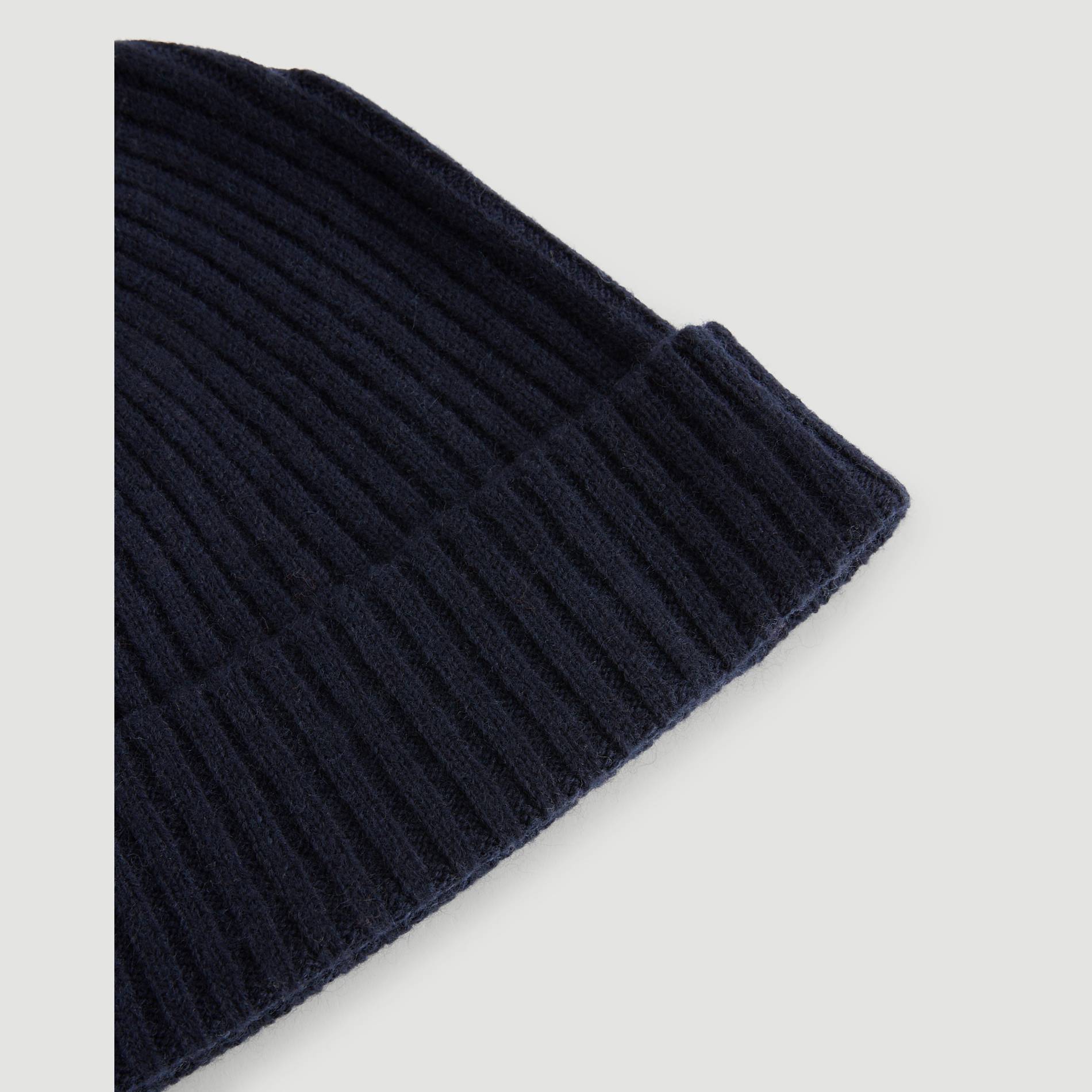 Bonnet laine et cachemire, Bleu marine, large image number 1