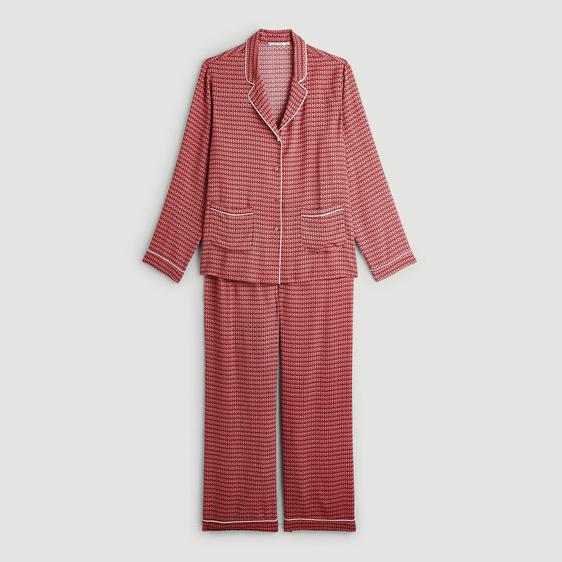 Pyjama imprimé, Rouge, large image number 2
