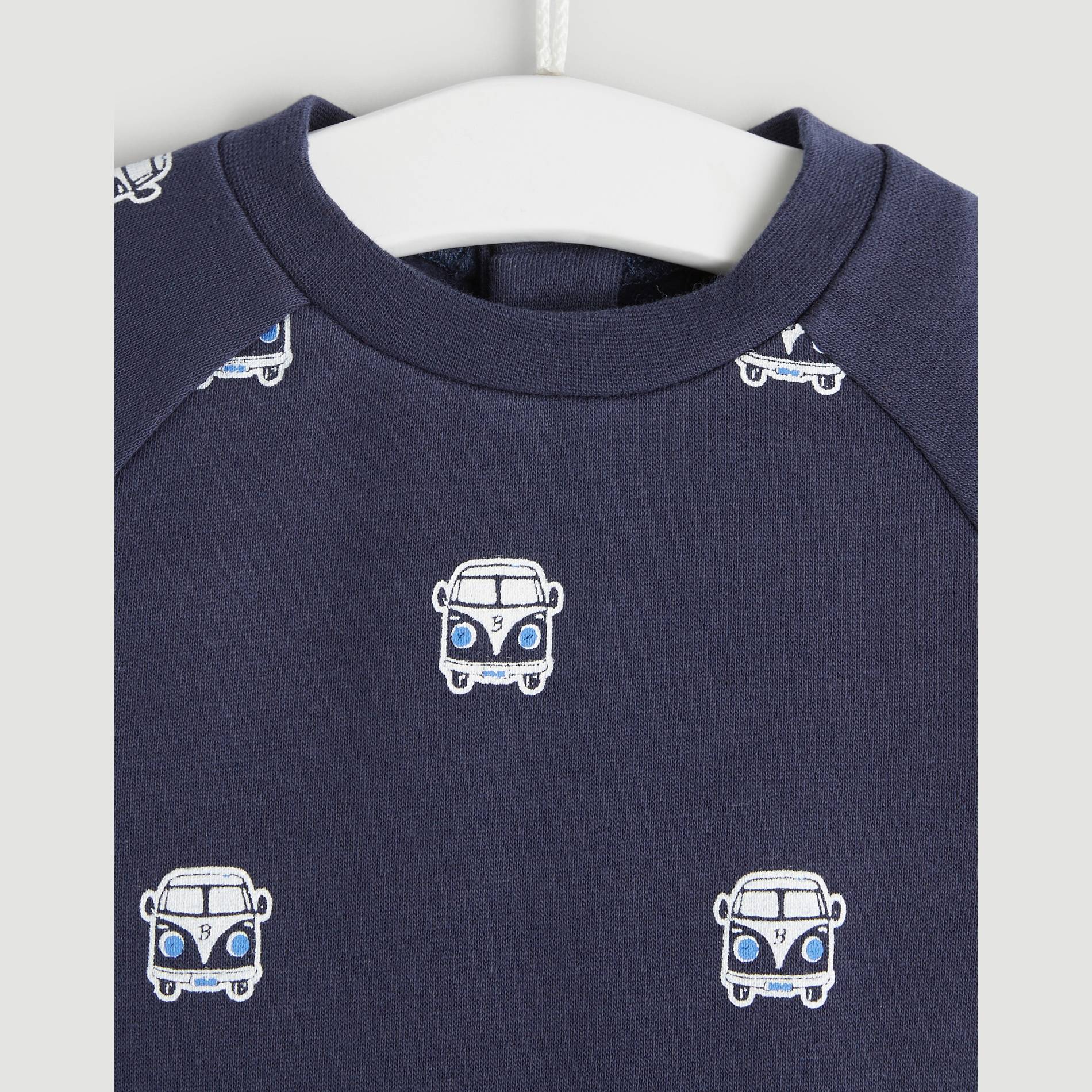 Sweat imprime, Bleu marine, large image number 2.0