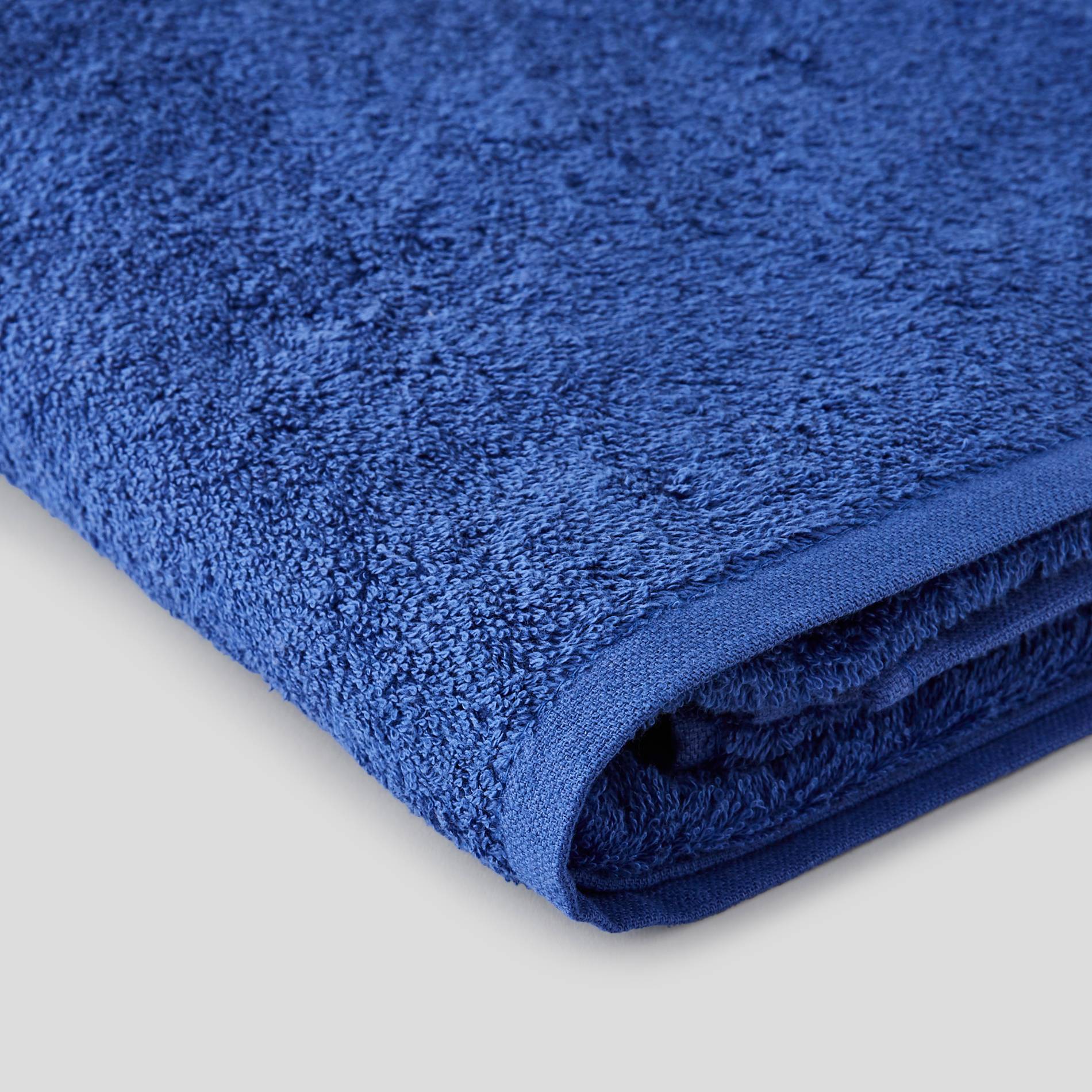 Drap de bain uni - 140x70cm, Bleu vif, large image number 1