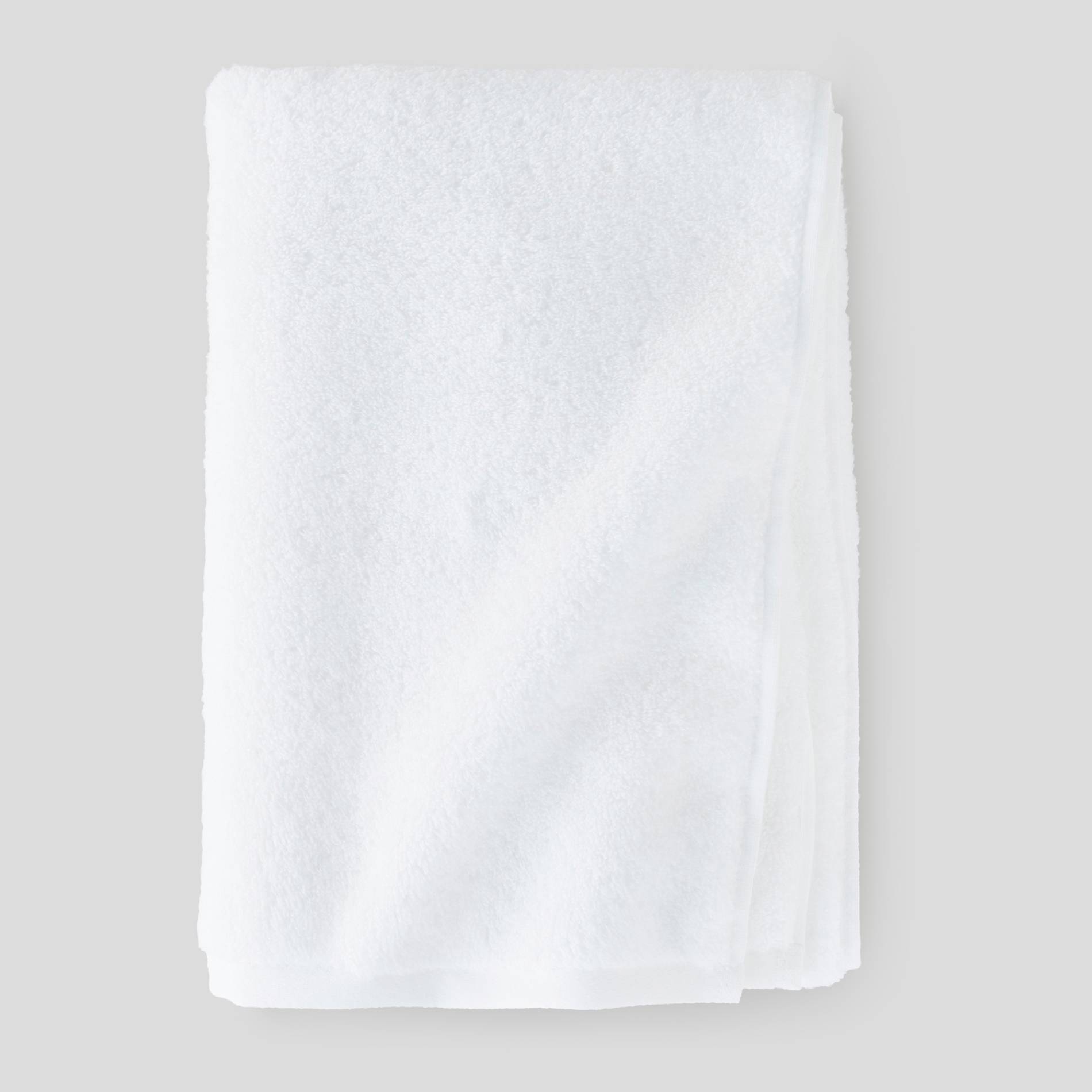 Drap de bain imprimé zéro twist - 140x70cm, Blanc, large image number 0